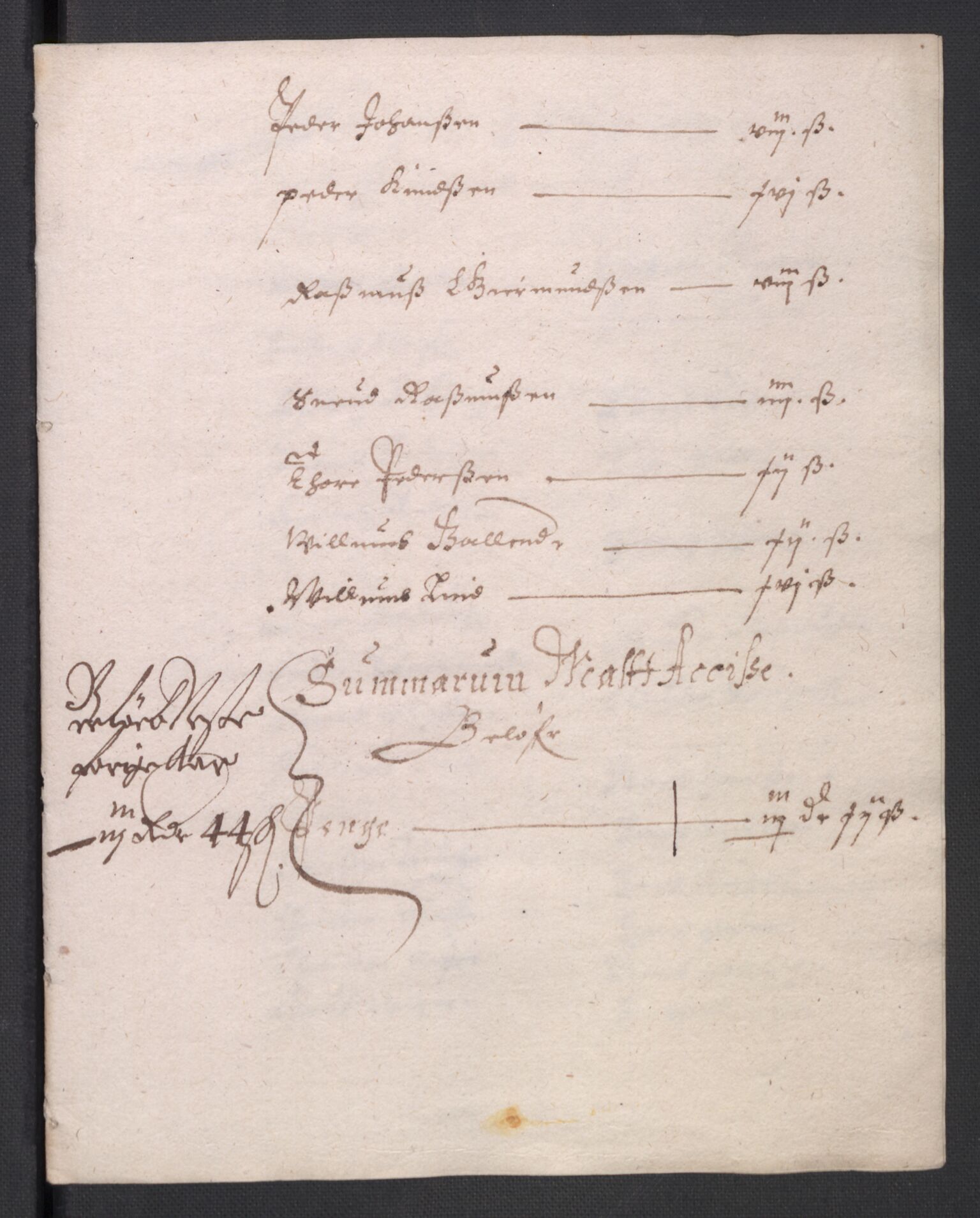 Rentekammeret inntil 1814, Reviderte regnskaper, Byregnskaper, AV/RA-EA-4066/R/Ro/L0299: [O2] By- og kontribusjonsregnskap, 1639-1661, s. 597