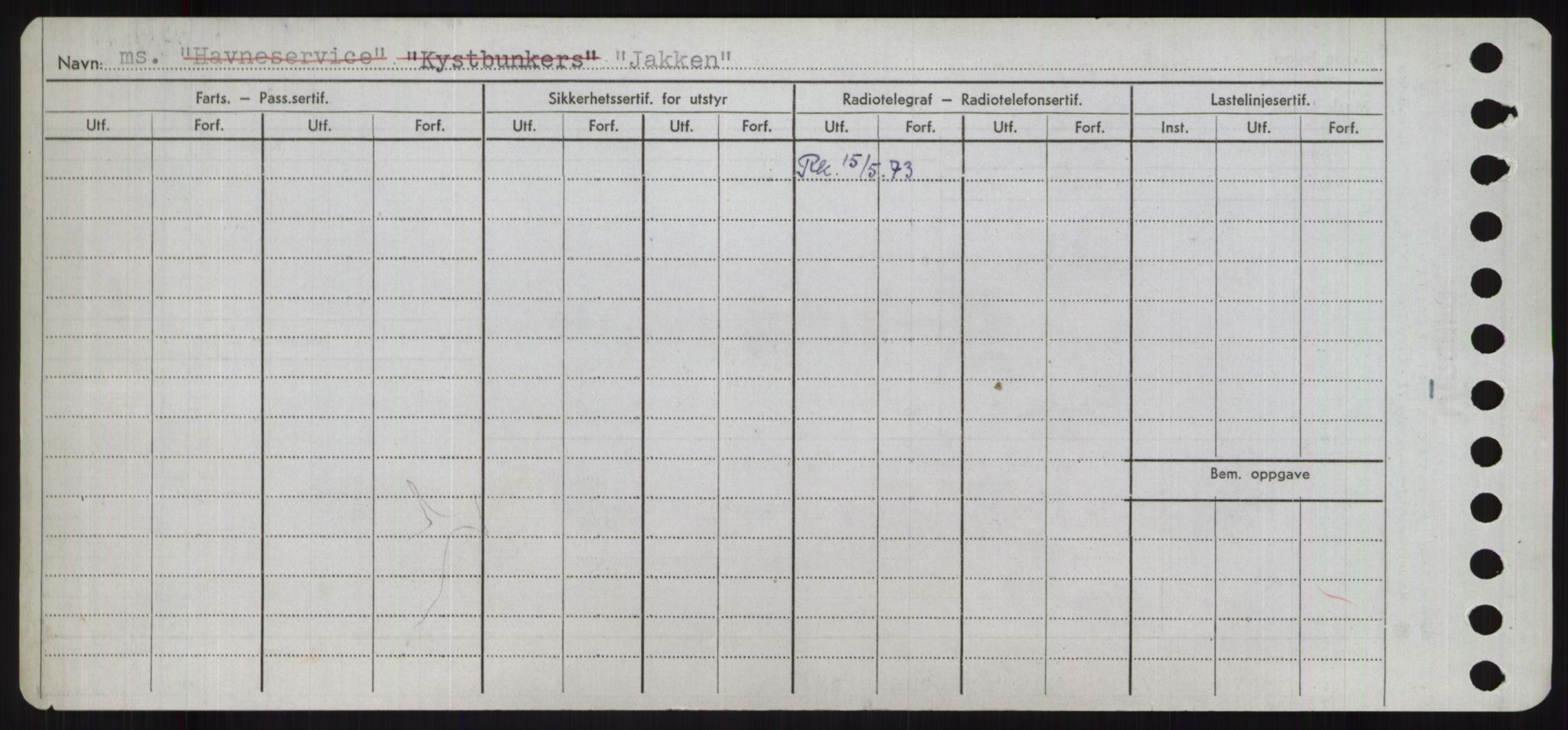 Sjøfartsdirektoratet med forløpere, Skipsmålingen, RA/S-1627/H/Ha/L0003/0001: Fartøy, Hilm-Mar / Fartøy, Hilm-Kol, s. 428