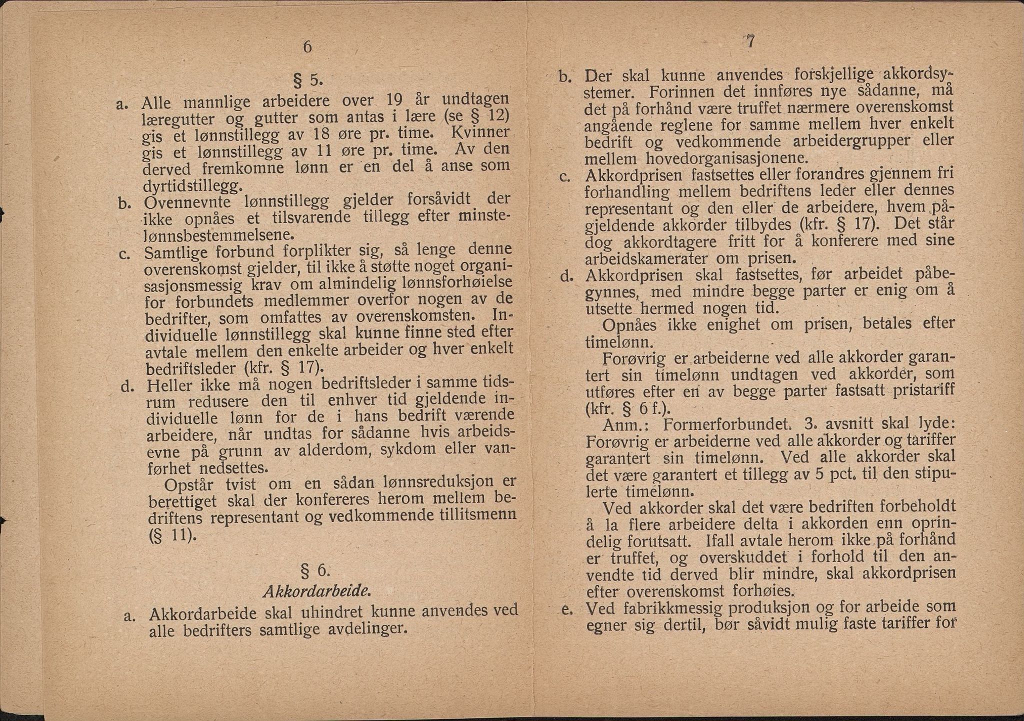 Norsk jern- og metallarbeiderforbund, AAB/ARK-1659/O/L0001/0009: Verkstedsoverenskomsten / Verkstedsoverenskomsten, 1924