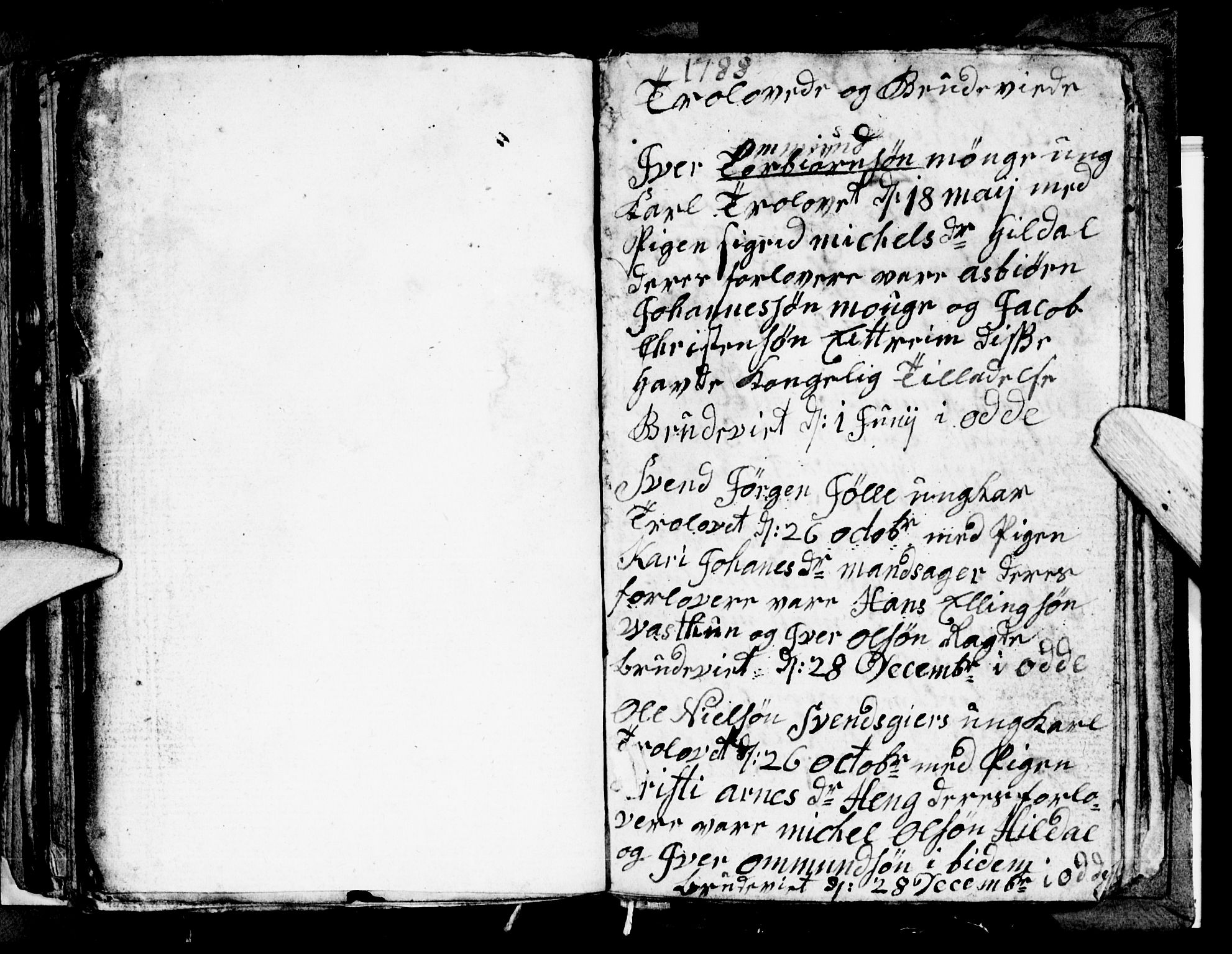 Odda Sokneprestembete, SAB/A-77201/H/Hab: Klokkerbok nr. A 2, 1788-1791, s. 84