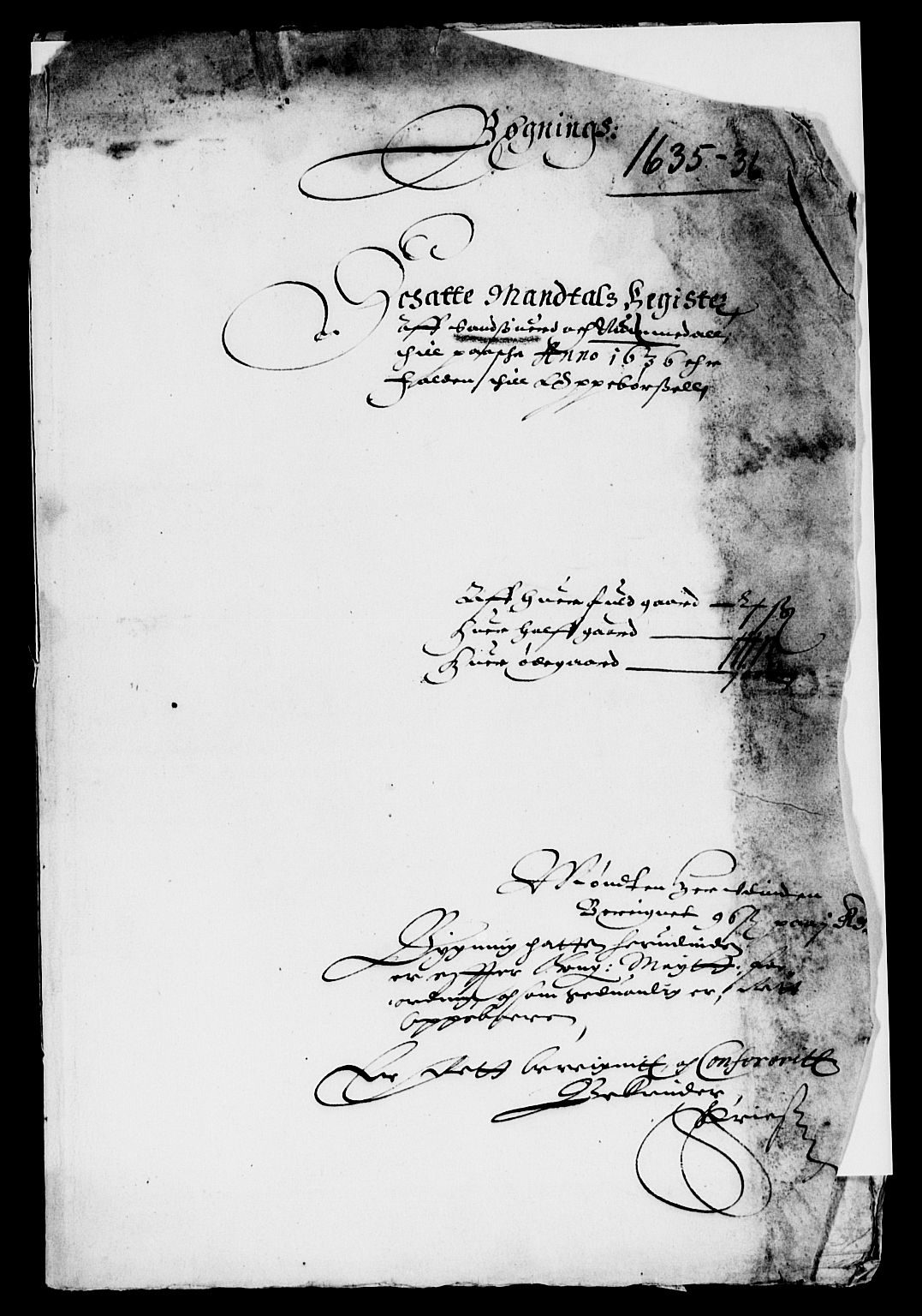 Rentekammeret inntil 1814, Reviderte regnskaper, Lensregnskaper, AV/RA-EA-5023/R/Rb/Rbn/L0001: Numedal og Sandsvær len, 1628-1638