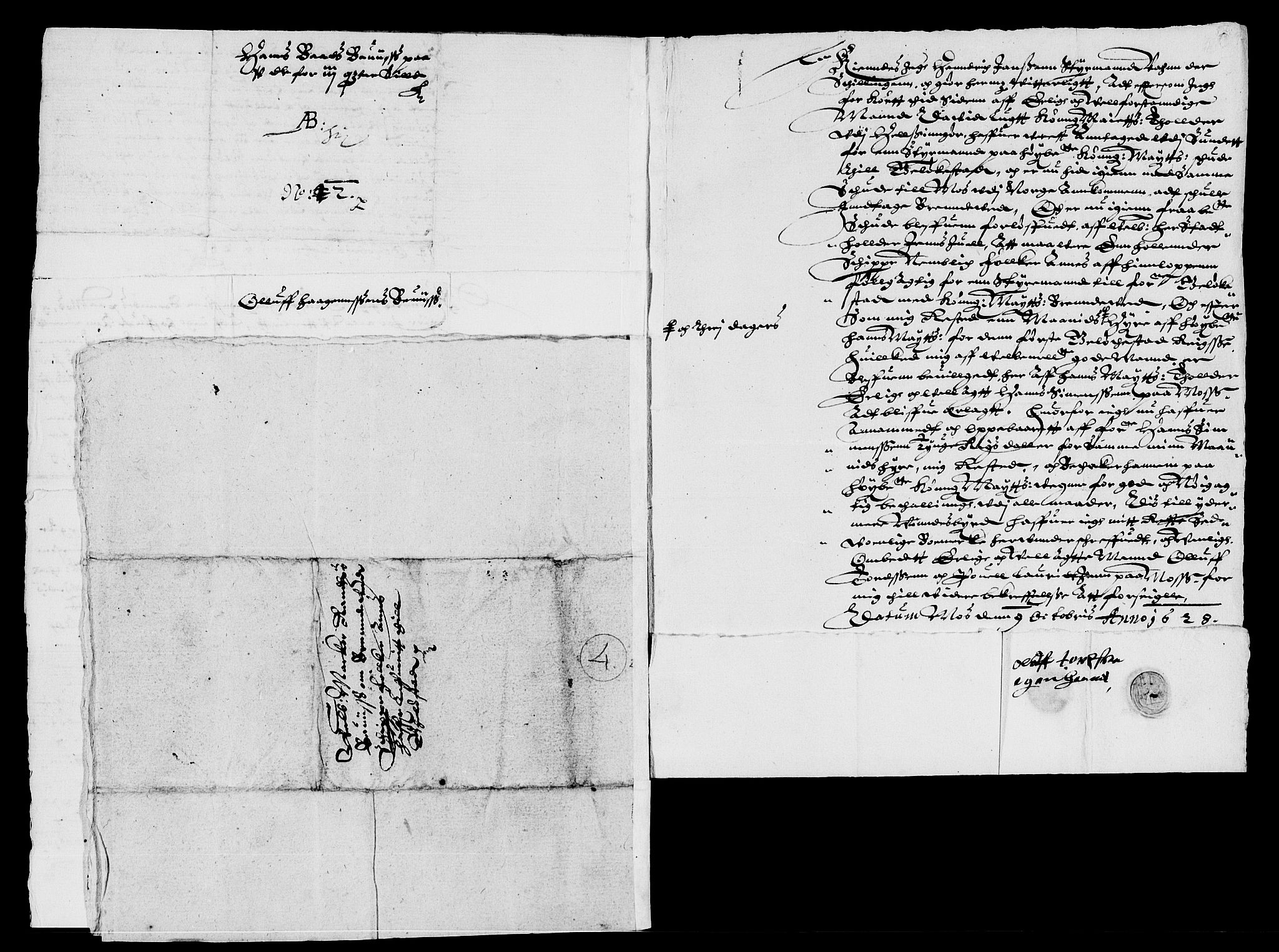 Rentekammeret inntil 1814, Reviderte regnskaper, Lensregnskaper, RA/EA-5023/R/Rb/Rba/L0087: Akershus len, 1628-1629