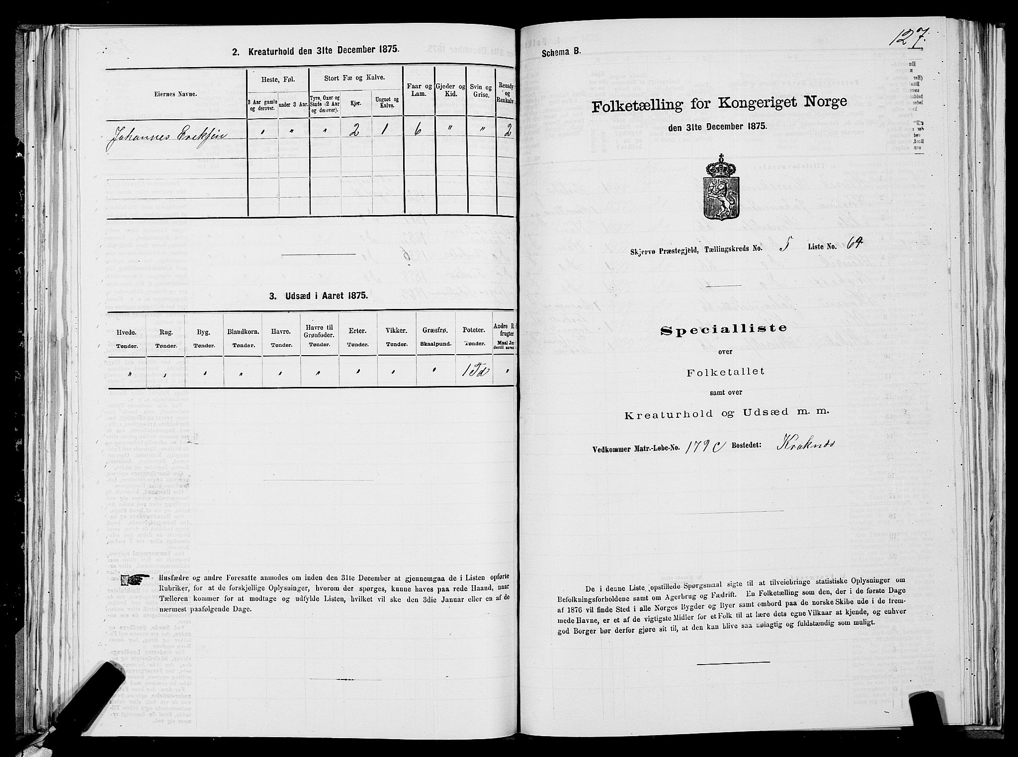 SATØ, Folketelling 1875 for 1941P Skjervøy prestegjeld, 1875, s. 4127