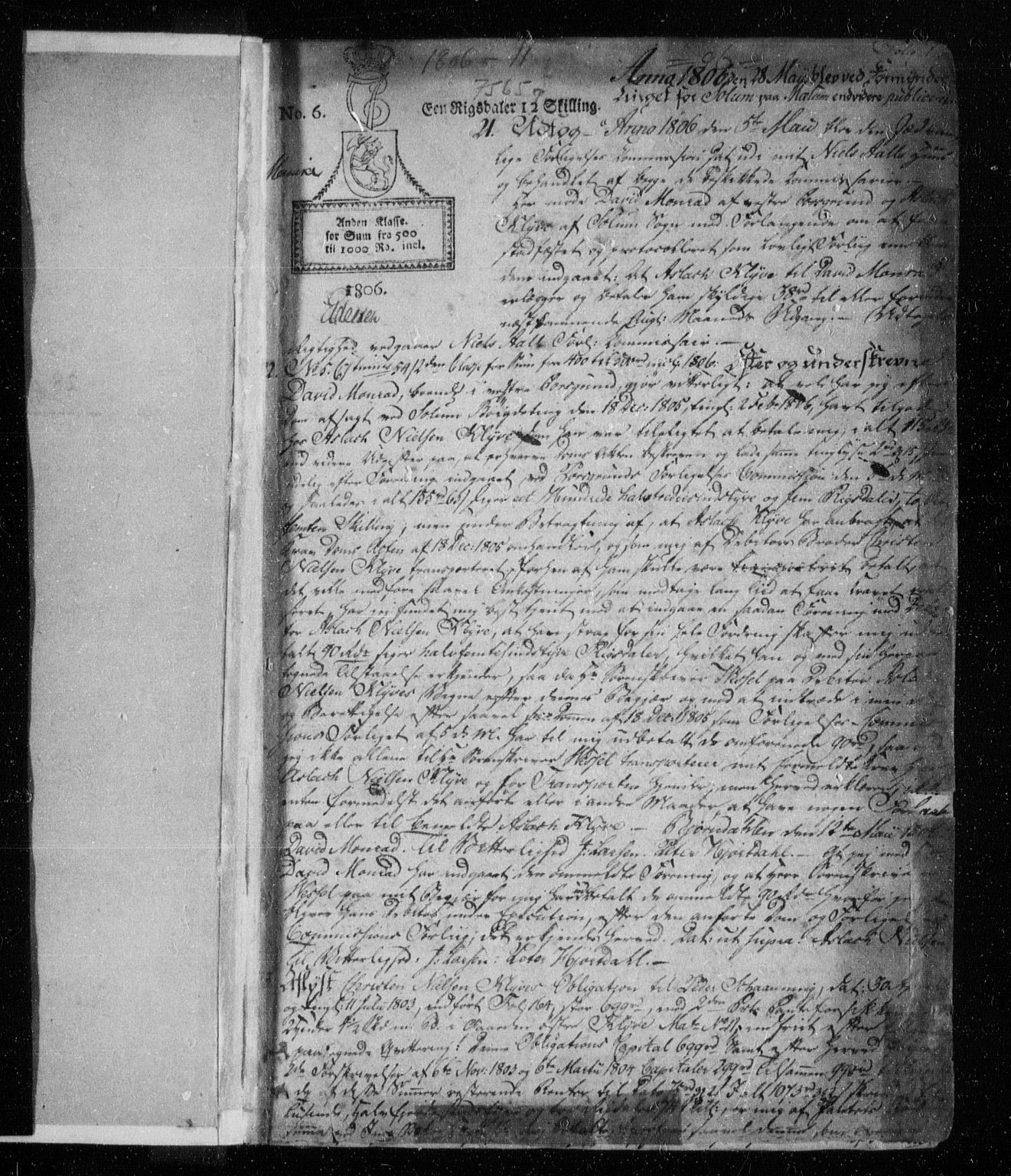 Nedre Telemark sorenskriveri, SAKO/A-135/G/Ga/Gaa/L0001p: Pantebok nr. P, 1806-1811, s. 1