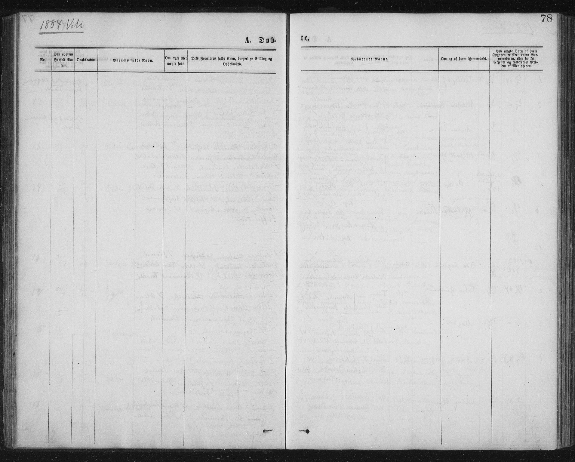 Ministerialprotokoller, klokkerbøker og fødselsregistre - Nord-Trøndelag, AV/SAT-A-1458/771/L0596: Ministerialbok nr. 771A03, 1870-1884, s. 78