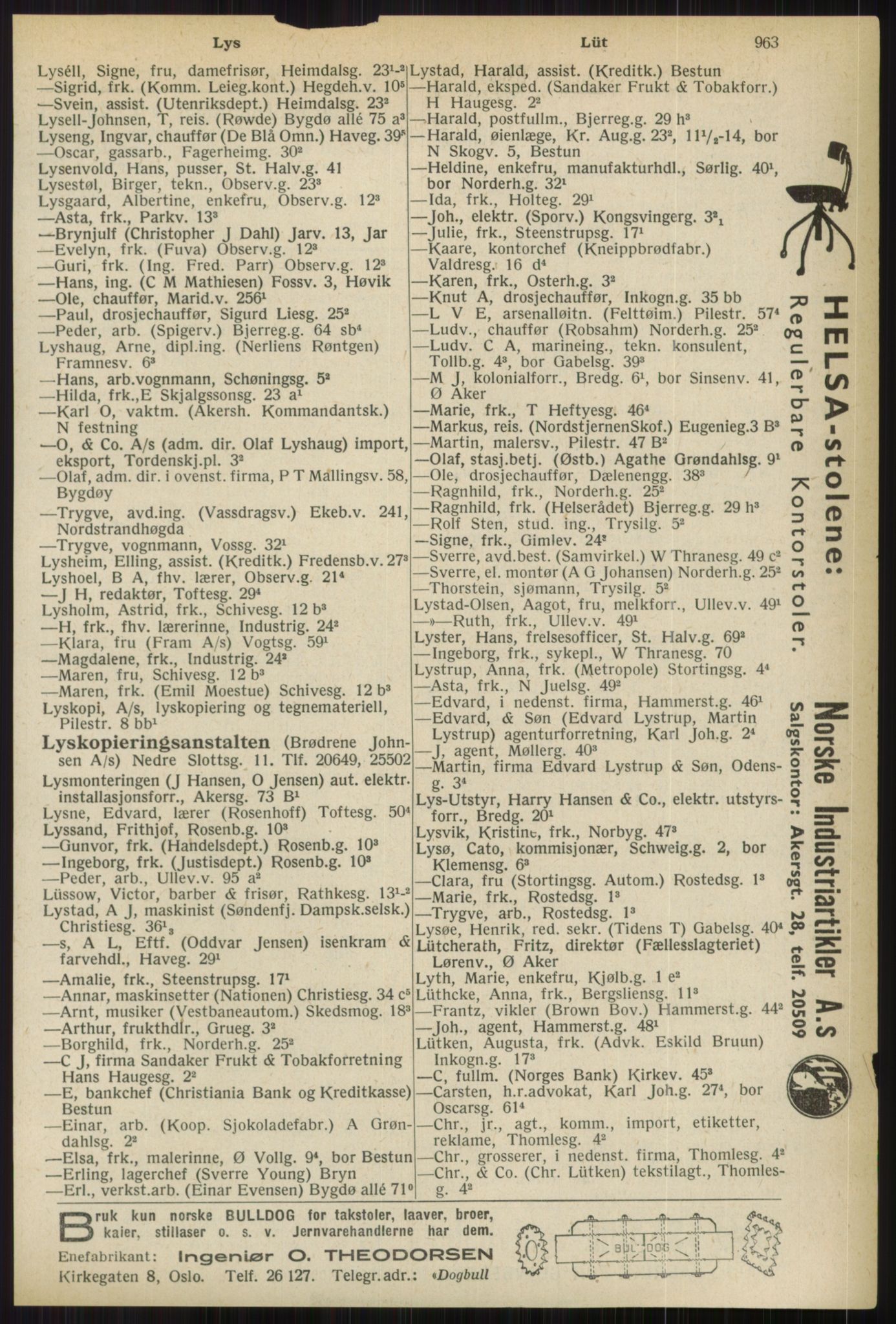 Kristiania/Oslo adressebok, PUBL/-, 1936, s. 963