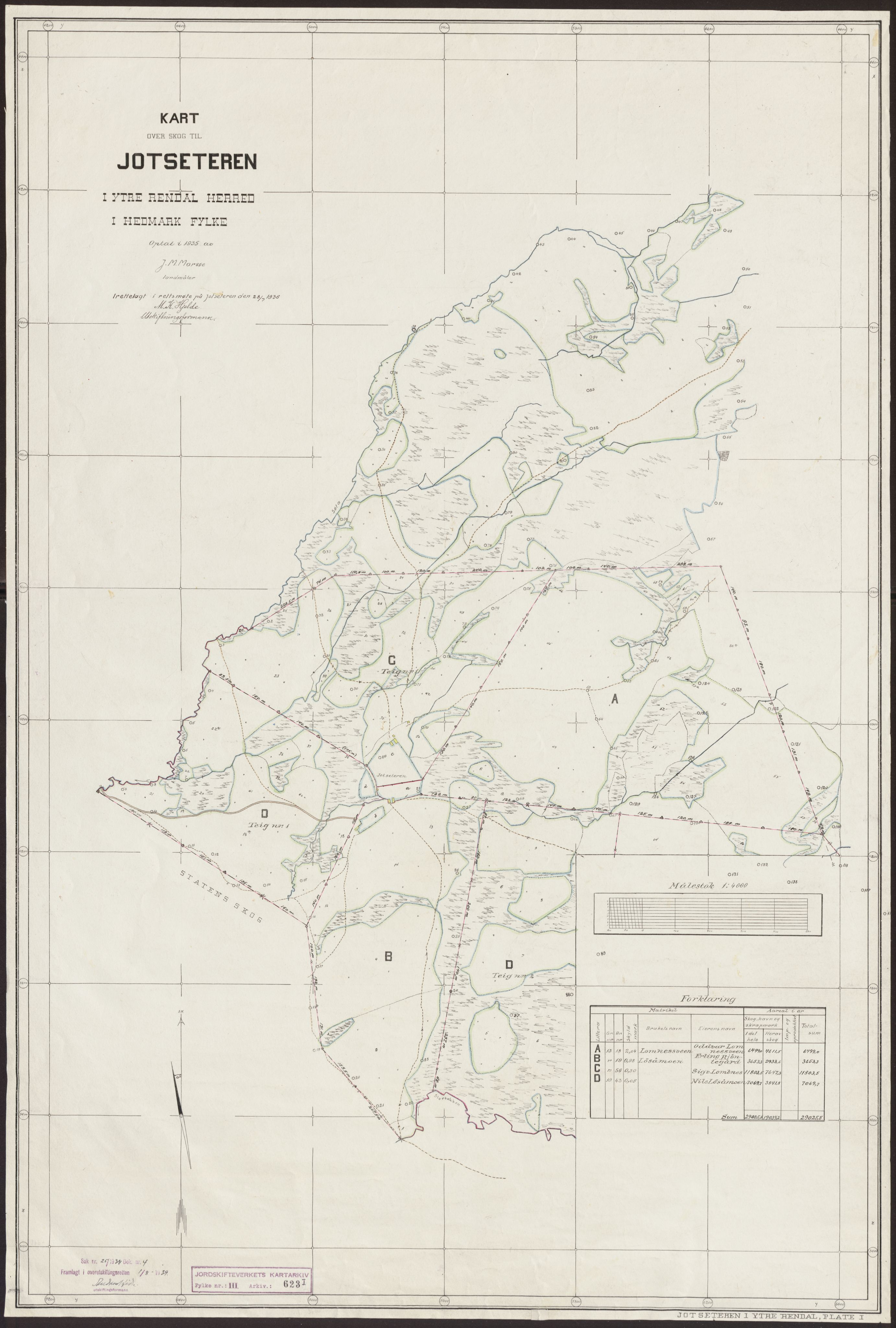 Jordskifteverkets kartarkiv, RA/S-3929/T, 1859-1988, s. 975