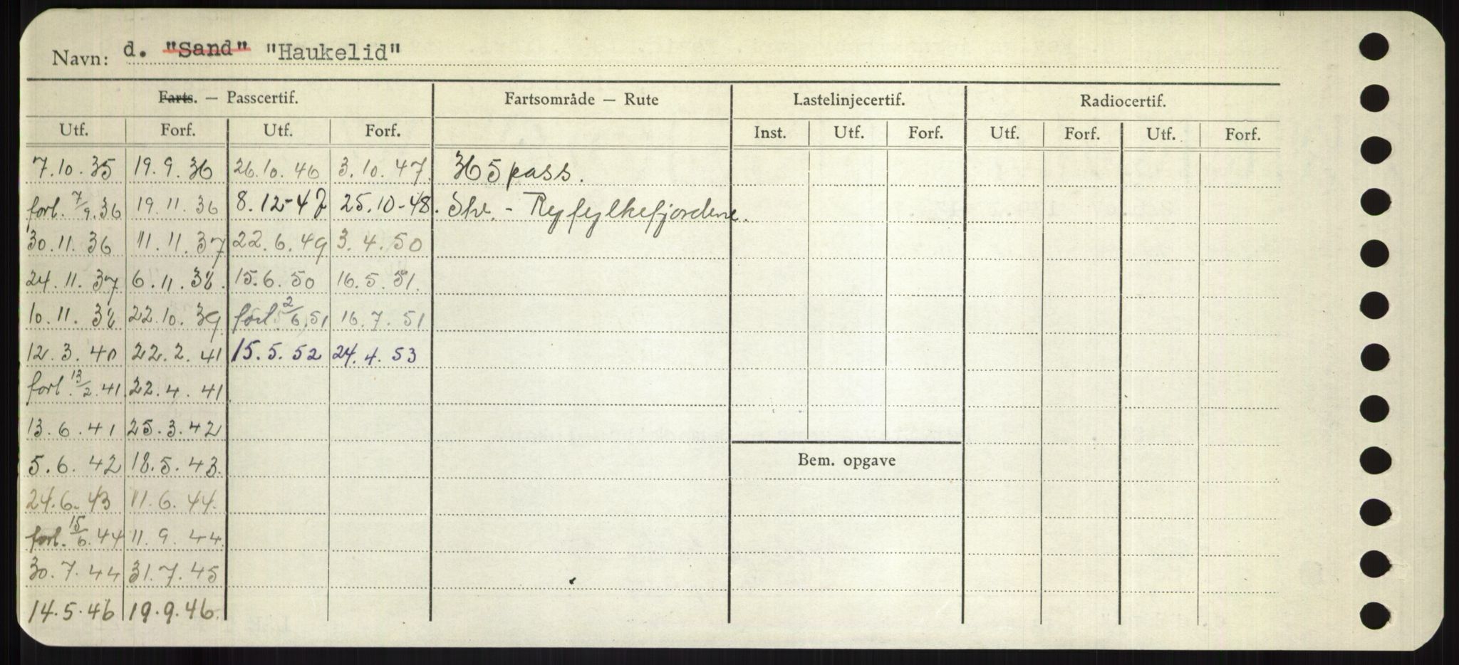 Sjøfartsdirektoratet med forløpere, Skipsmålingen, RA/S-1627/H/Hd/L0014: Fartøy, H-Havl, s. 436