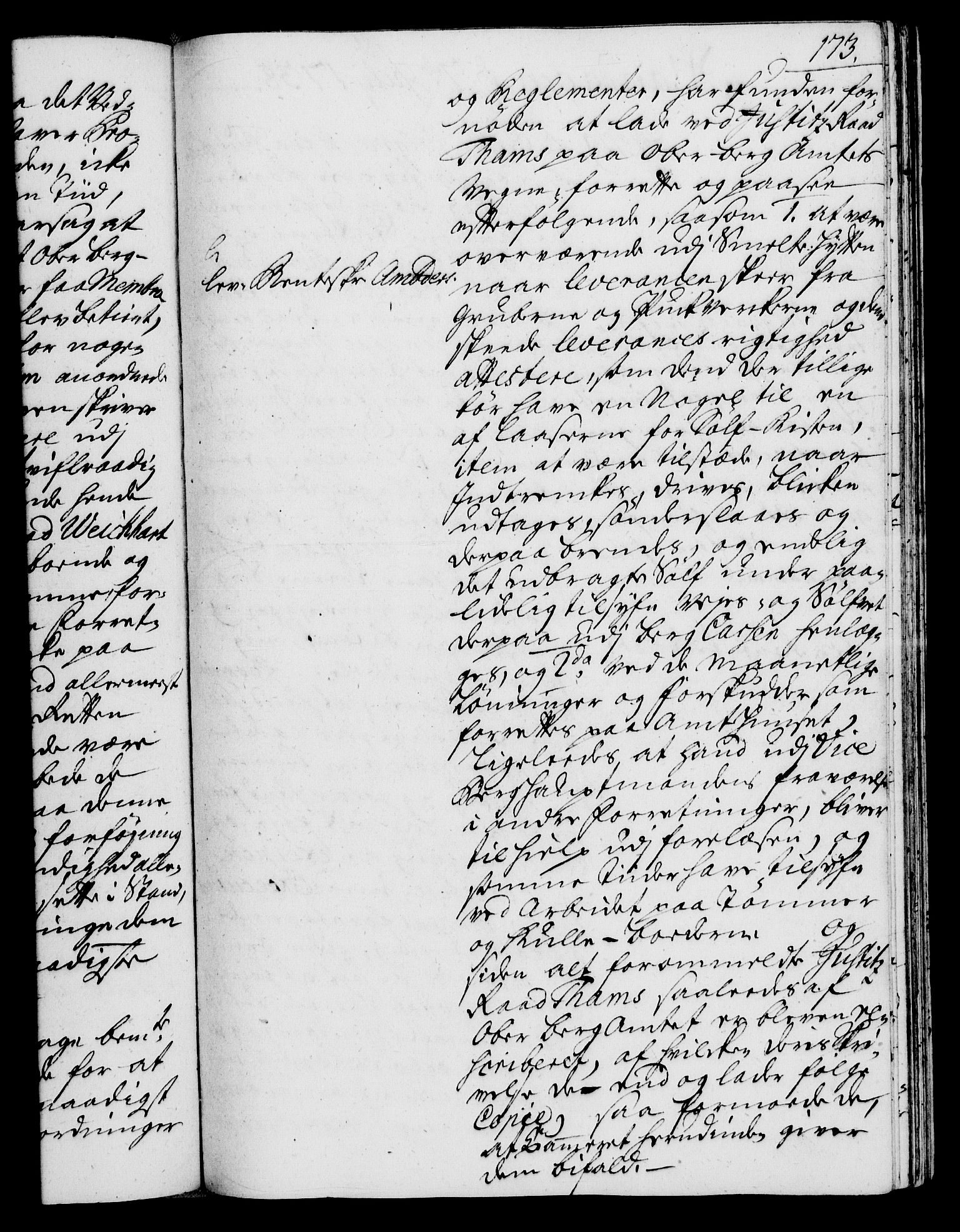 Rentekammeret, Kammerkanselliet, RA/EA-3111/G/Gh/Gha/L0020: Norsk ekstraktmemorialprotokoll (merket RK 53.65), 1738-1739, s. 173