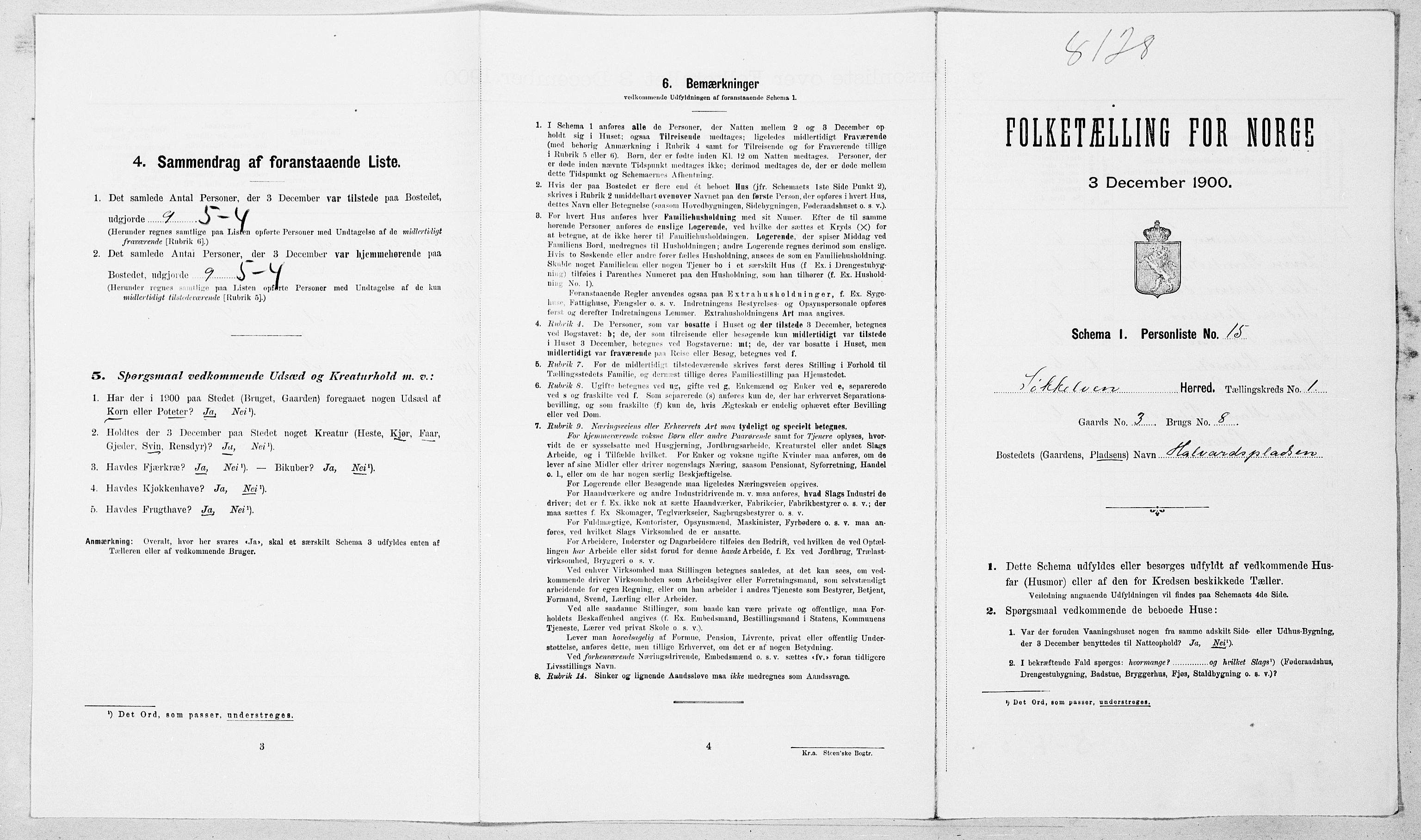 SAT, Folketelling 1900 for 1528 Sykkylven herred, 1900, s. 86