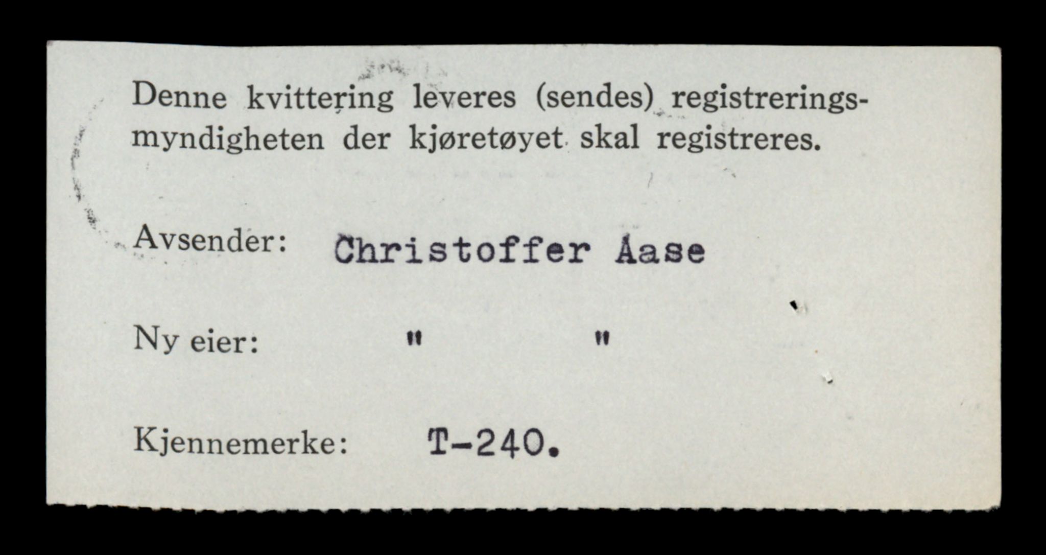 Møre og Romsdal vegkontor - Ålesund trafikkstasjon, SAT/A-4099/F/Fe/L0003: Registreringskort for kjøretøy T 232 - T 340, 1927-1998, s. 212