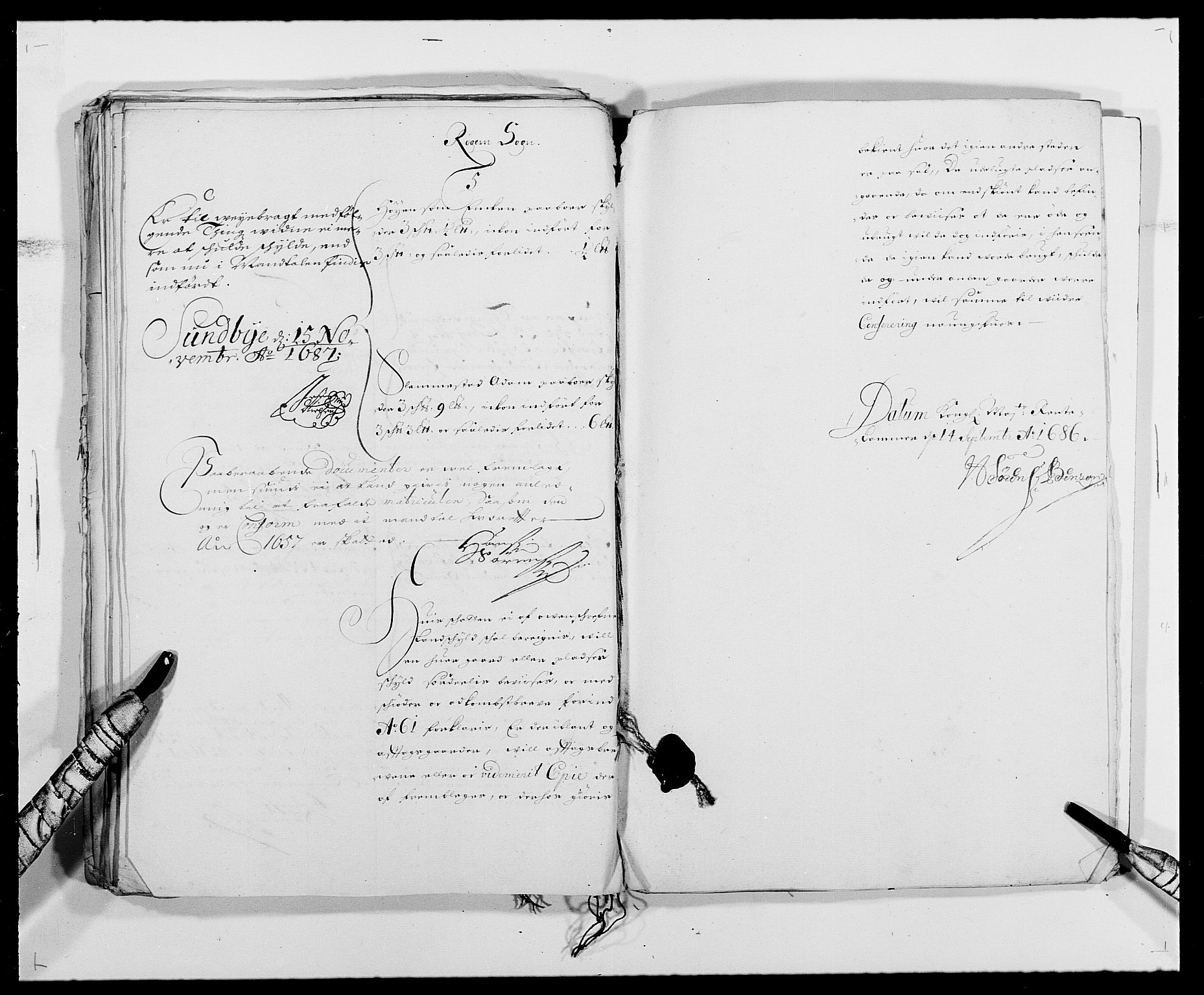 Rentekammeret inntil 1814, Reviderte regnskaper, Fogderegnskap, RA/EA-4092/R29/L1693: Fogderegnskap Hurum og Røyken, 1688-1693, s. 380