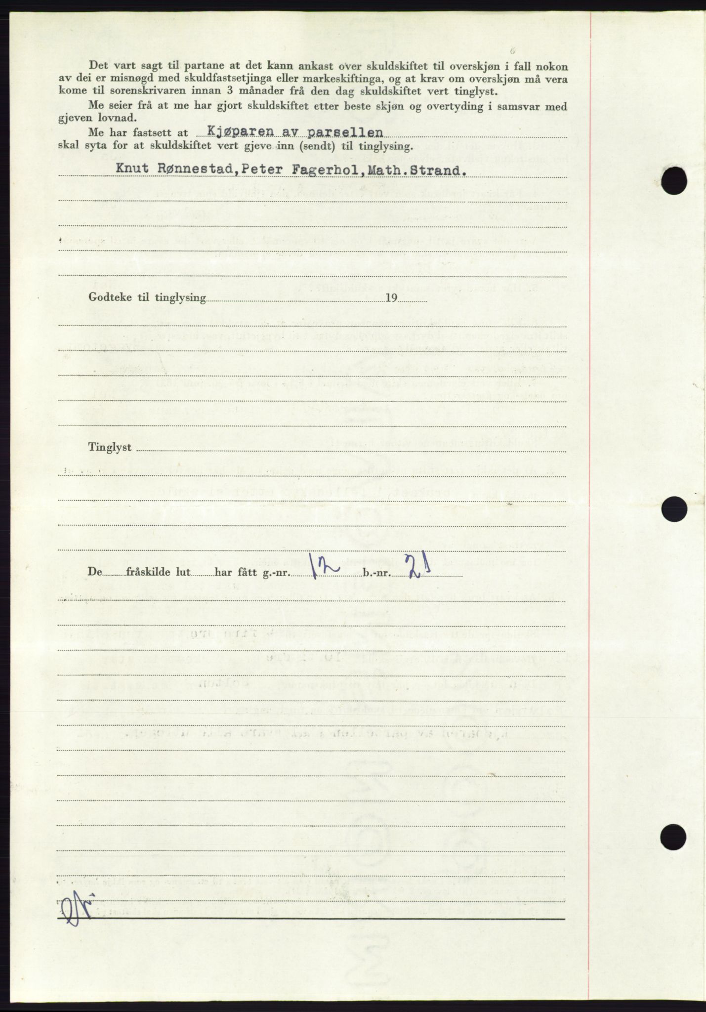 Søre Sunnmøre sorenskriveri, AV/SAT-A-4122/1/2/2C/L0094: Pantebok nr. 20A, 1953-1953, Dagboknr: 360/1953