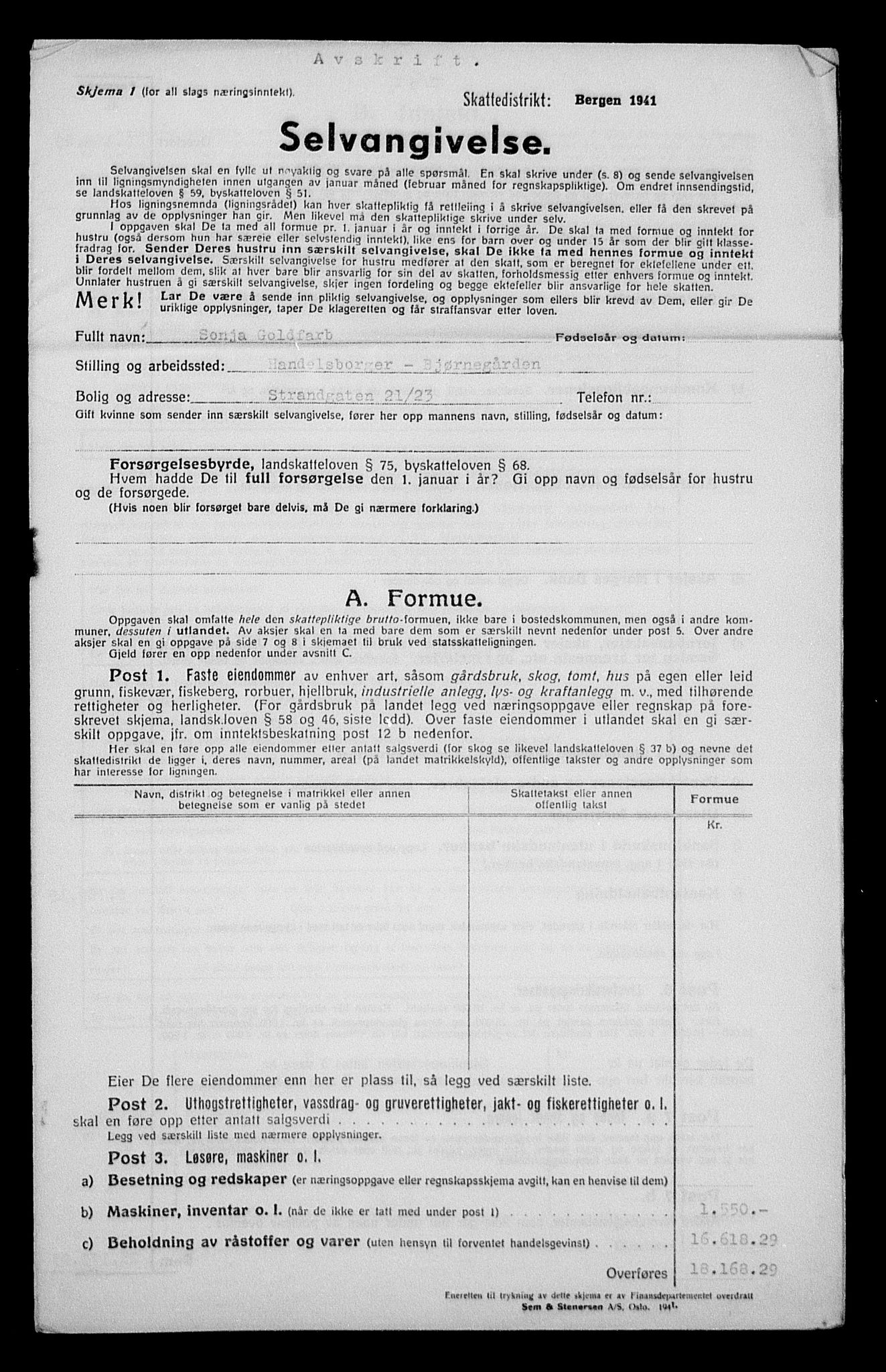 Justisdepartementet, Tilbakeføringskontoret for inndratte formuer, RA/S-1564/H/Hc/Hcd/L0996: --, 1945-1947, s. 406