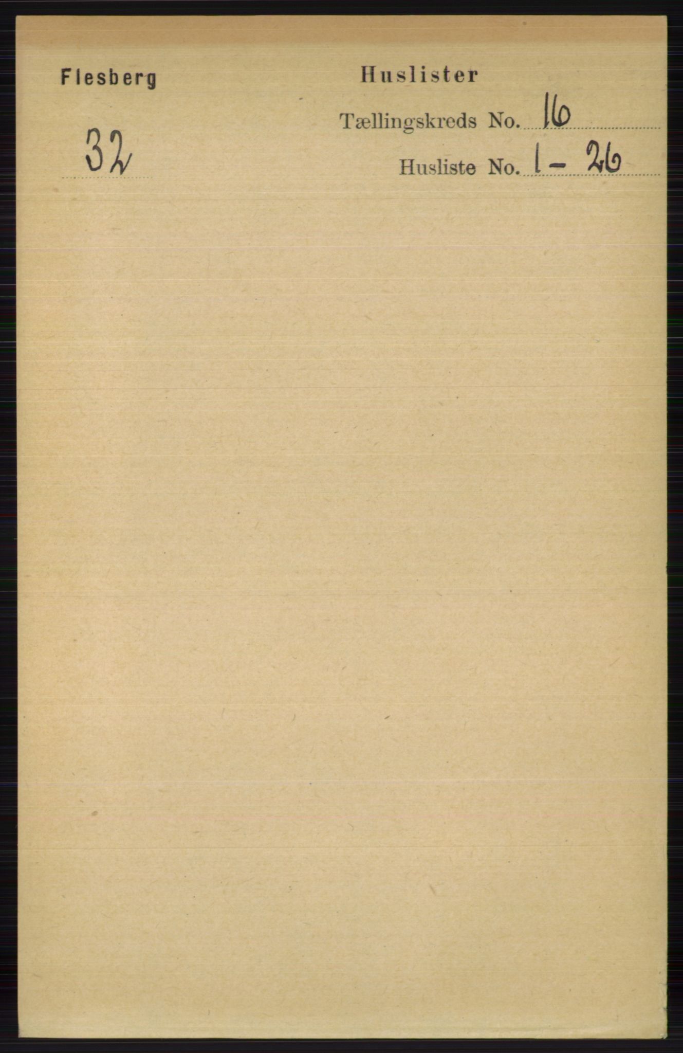 RA, Folketelling 1891 for 0631 Flesberg herred, 1891, s. 2824