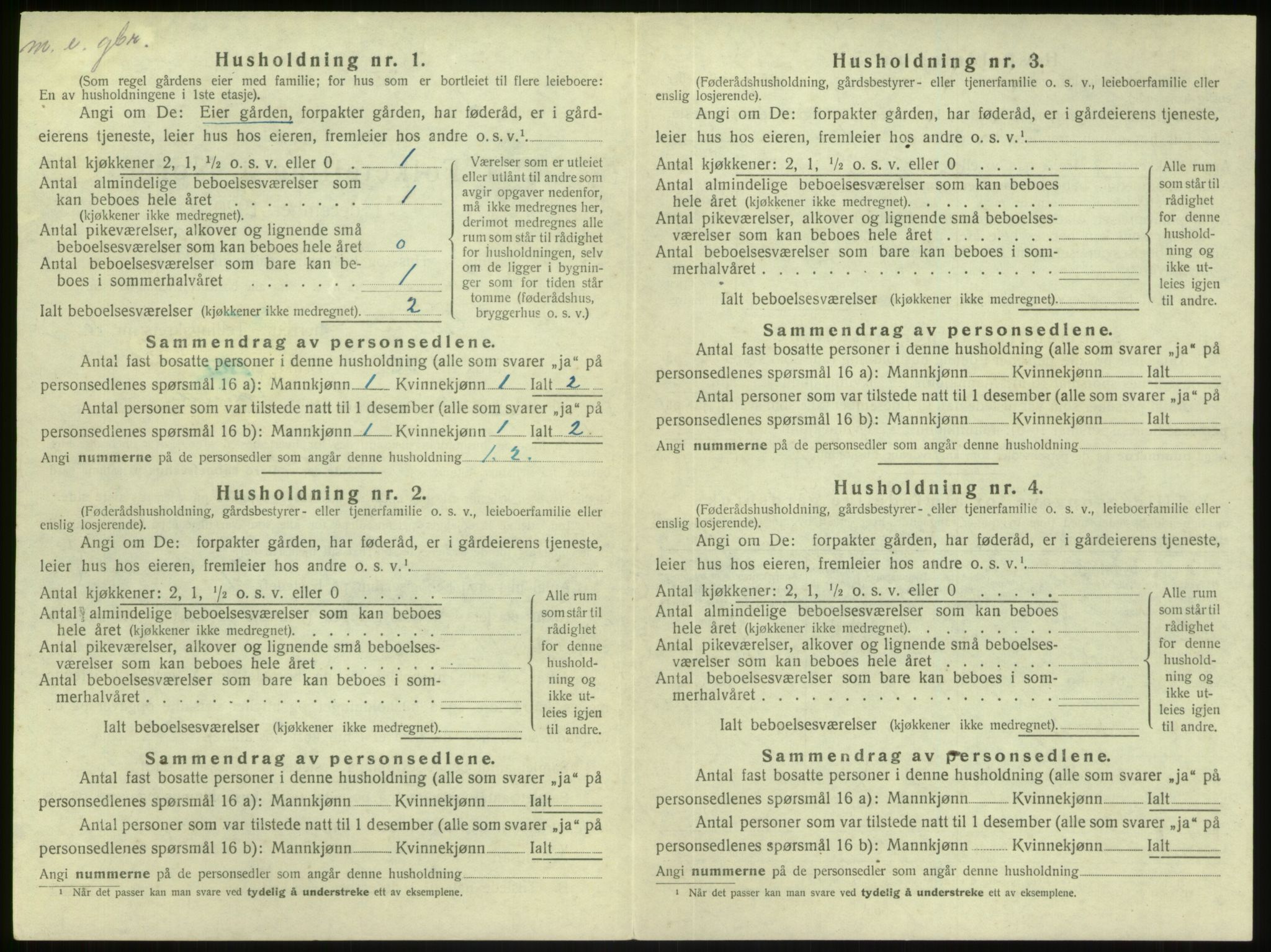 SAB, Folketelling 1920 for 1411 Gulen herred, 1920, s. 634