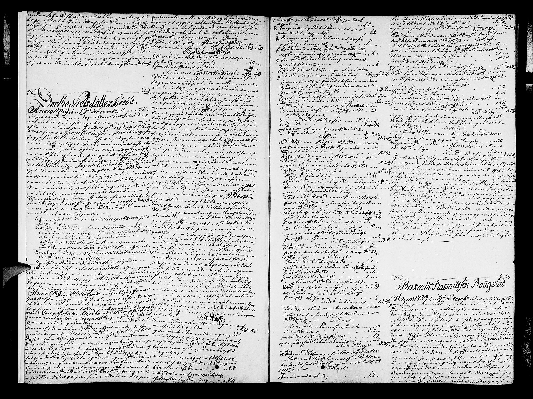 Jæren og Dalane sorenskriveri, AV/SAST-A-100306/5/50BA/L0017B: SKIFTEPROTOKOLL <219-408>, 1789-1792, s. 219b-220a
