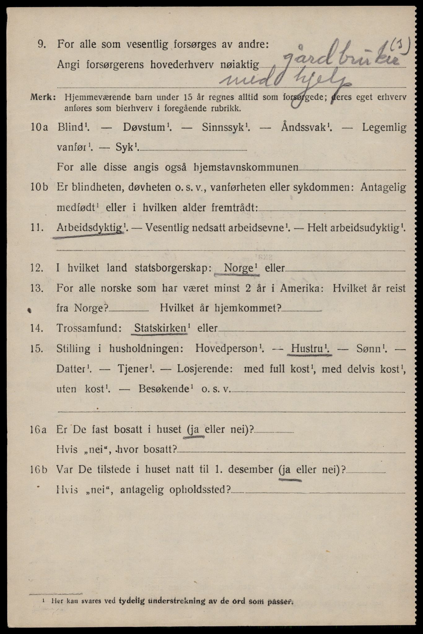 SAST, Folketelling 1920 for 1126 Hetland herred, 1920, s. 22022