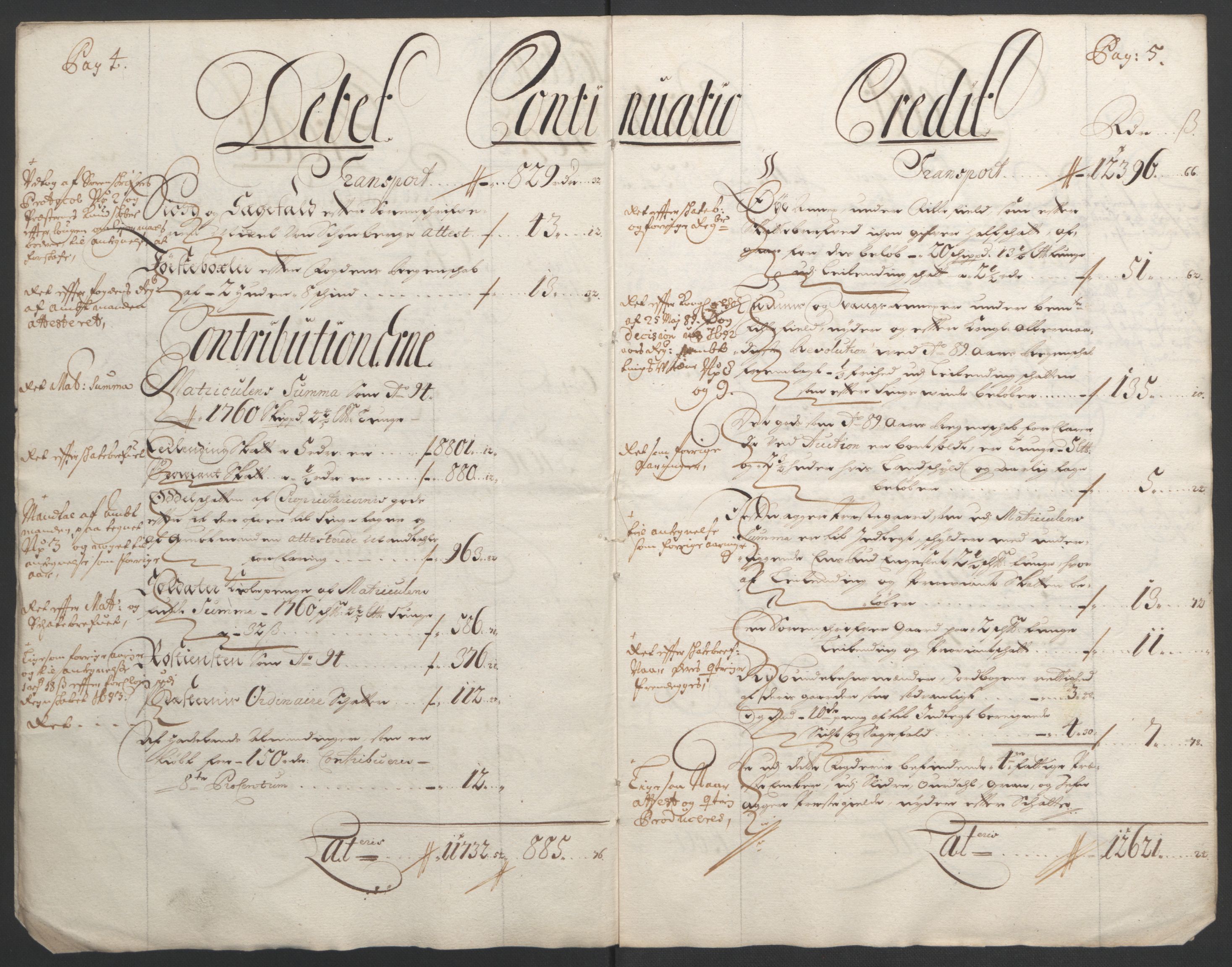 Rentekammeret inntil 1814, Reviderte regnskaper, Fogderegnskap, AV/RA-EA-4092/R18/L1293: Fogderegnskap Hadeland, Toten og Valdres, 1695, s. 5
