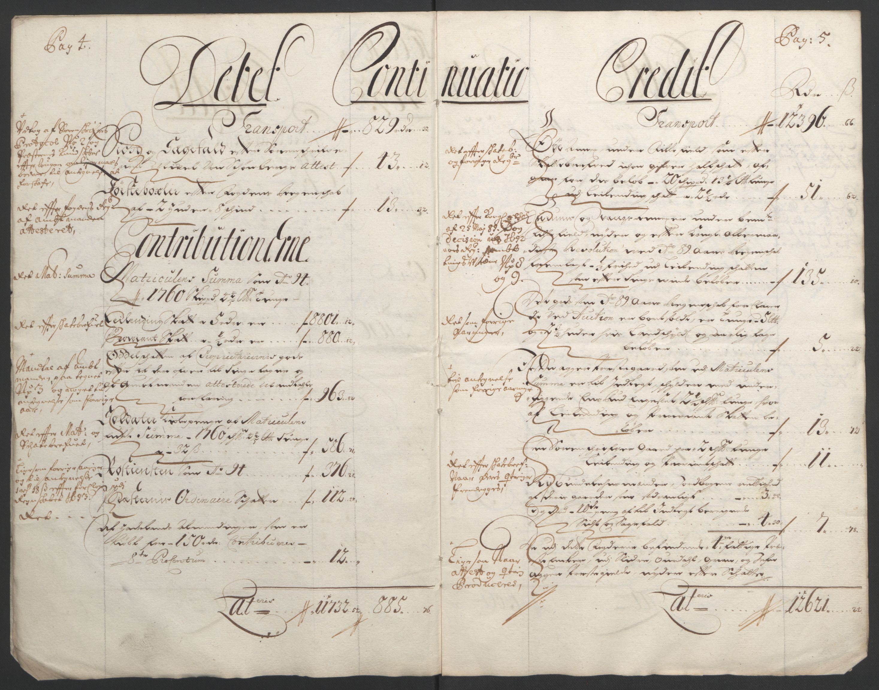 Rentekammeret inntil 1814, Reviderte regnskaper, Fogderegnskap, RA/EA-4092/R18/L1293: Fogderegnskap Hadeland, Toten og Valdres, 1695, s. 5