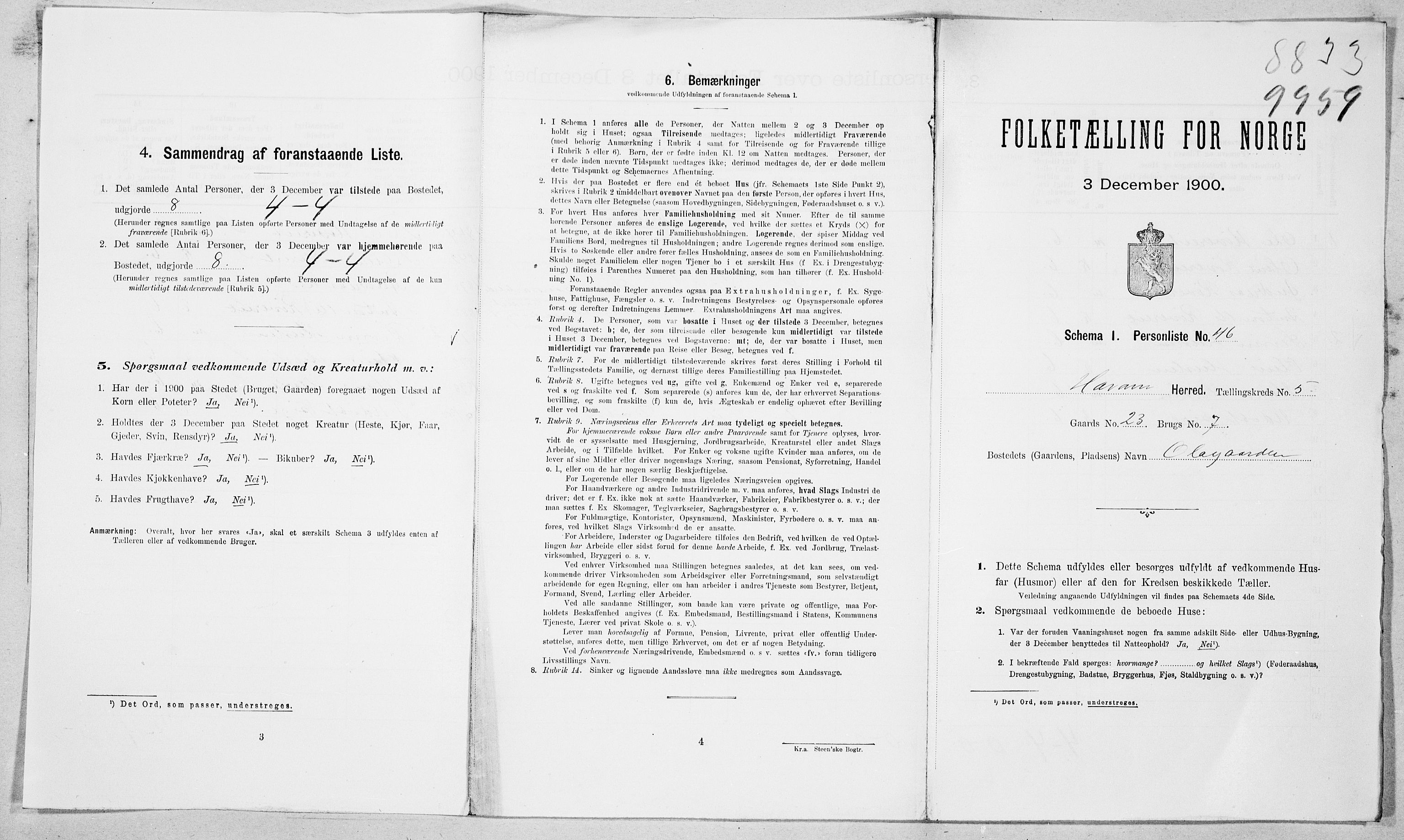 SAT, Folketelling 1900 for 1534 Haram herred, 1900, s. 26