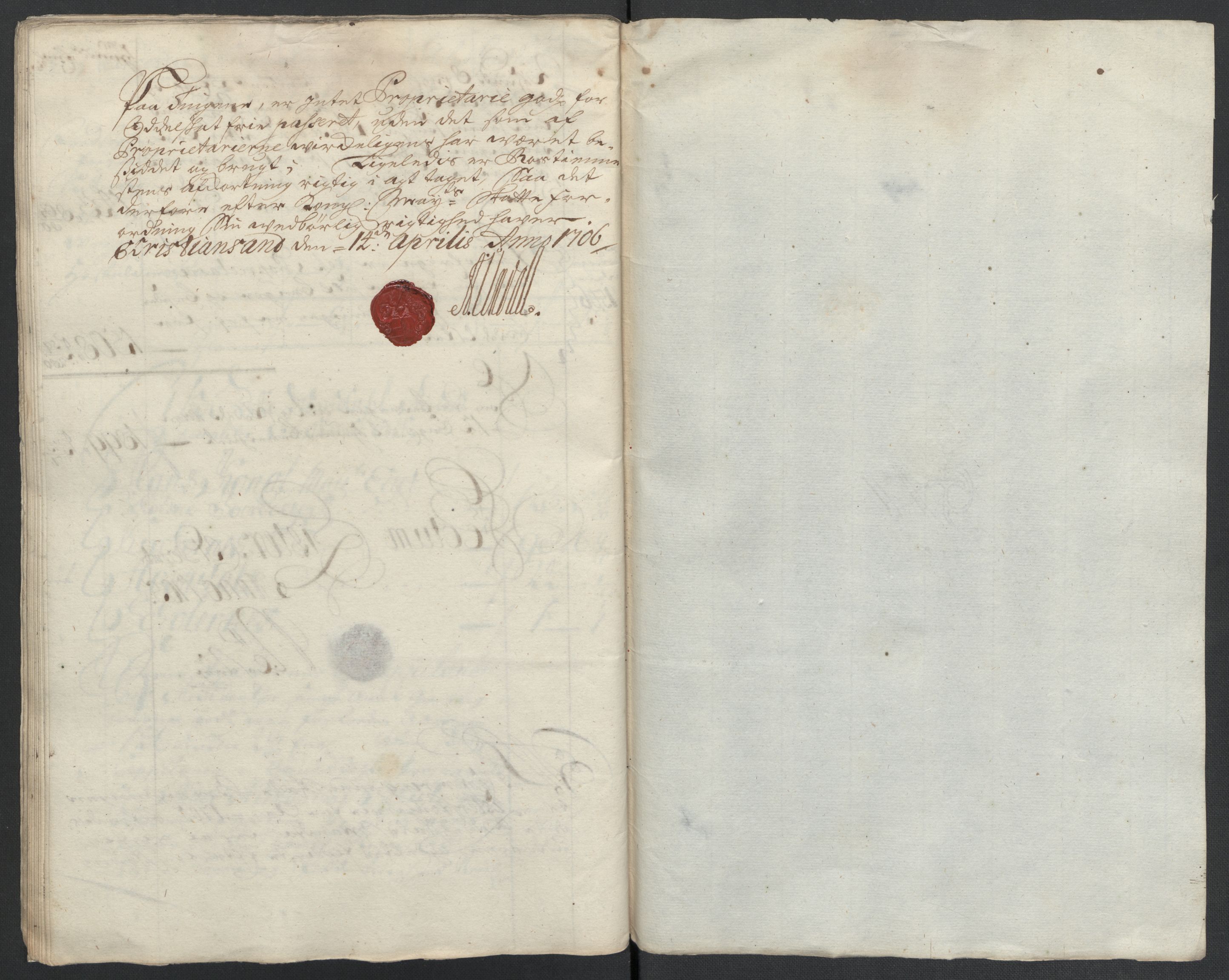 Rentekammeret inntil 1814, Reviderte regnskaper, Fogderegnskap, RA/EA-4092/R43/L2551: Fogderegnskap Lista og Mandal, 1705-1709, s. 104