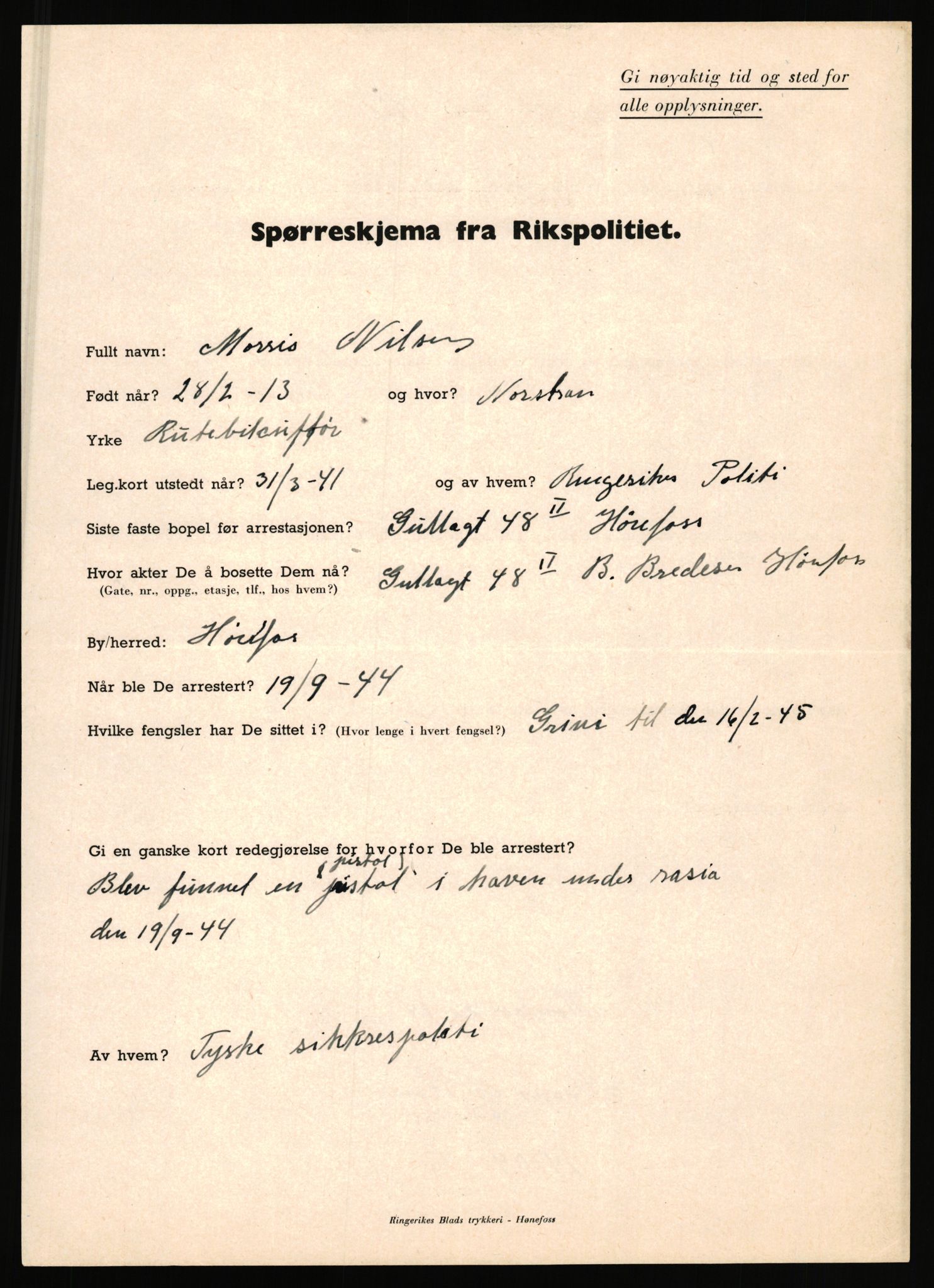Rikspolitisjefen, AV/RA-S-1560/L/L0012: Mogensen, Øivind - Noraas, Lars, 1940-1945, s. 730