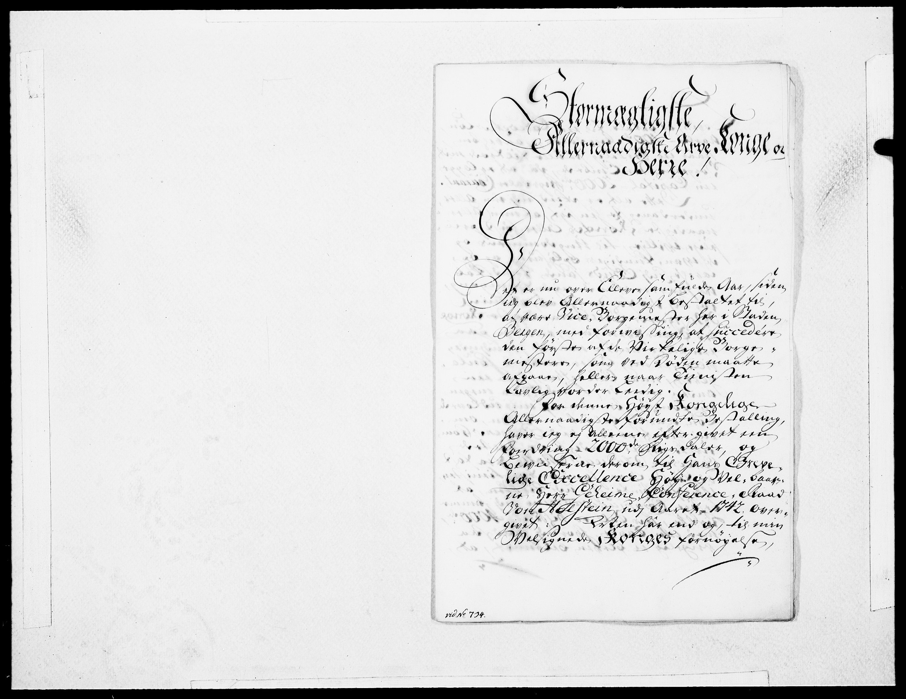 Danske Kanselli 1572-1799, AV/RA-EA-3023/F/Fc/Fcc/Fcca/L0166: Norske innlegg 1572-1799, 1754, s. 7