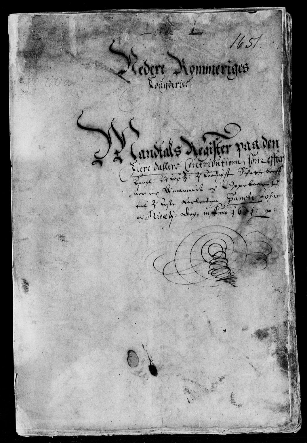 Rentekammeret inntil 1814, Reviderte regnskaper, Lensregnskaper, AV/RA-EA-5023/R/Rb/Rba/L0208: Akershus len, 1651-1652