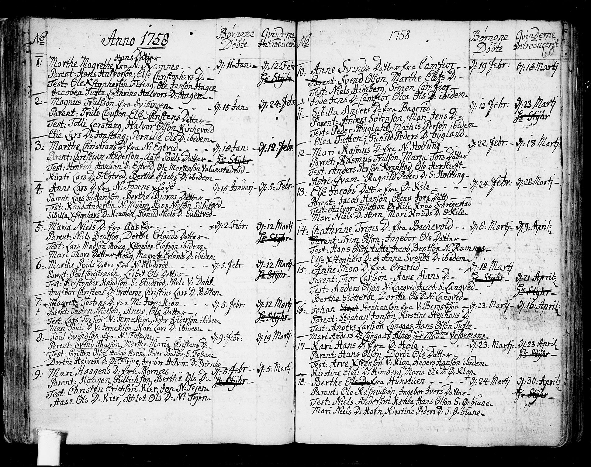Ramnes kirkebøker, SAKO/A-314/F/Fa/L0001: Ministerialbok nr. I 1, 1732-1774, s. 60