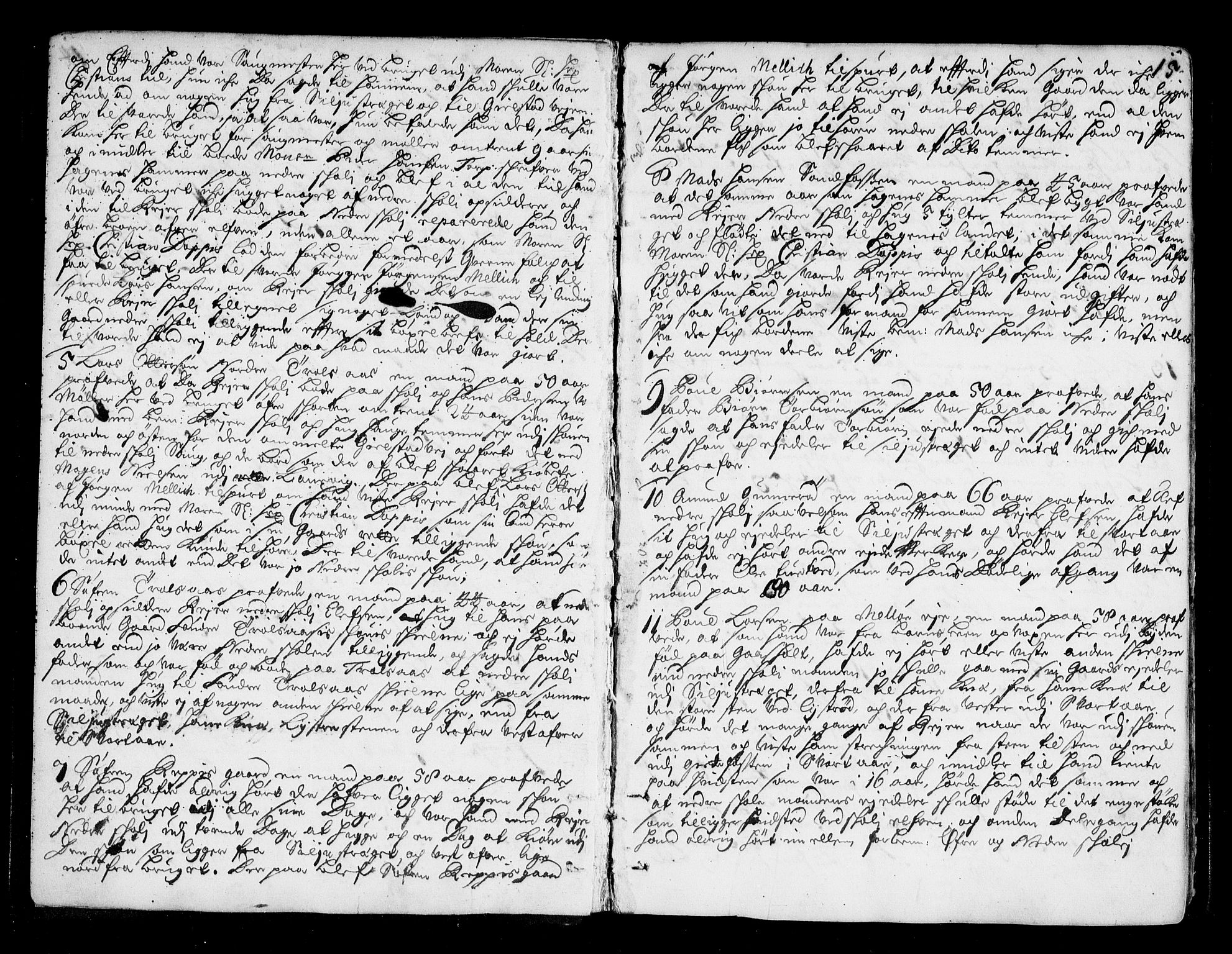 Larvik sorenskriveri, AV/SAKO-A-83/F/Fa/L0011: Tingbok, 1706-1710, s. 15