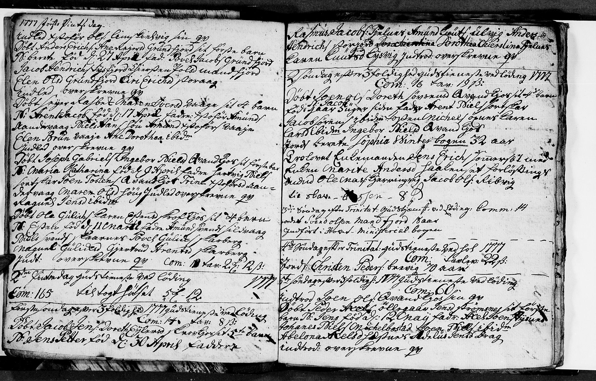 Ministerialprotokoller, klokkerbøker og fødselsregistre - Nordland, AV/SAT-A-1459/872/L1030: Ministerialbok nr. 872A05, 1775-1786, s. 10