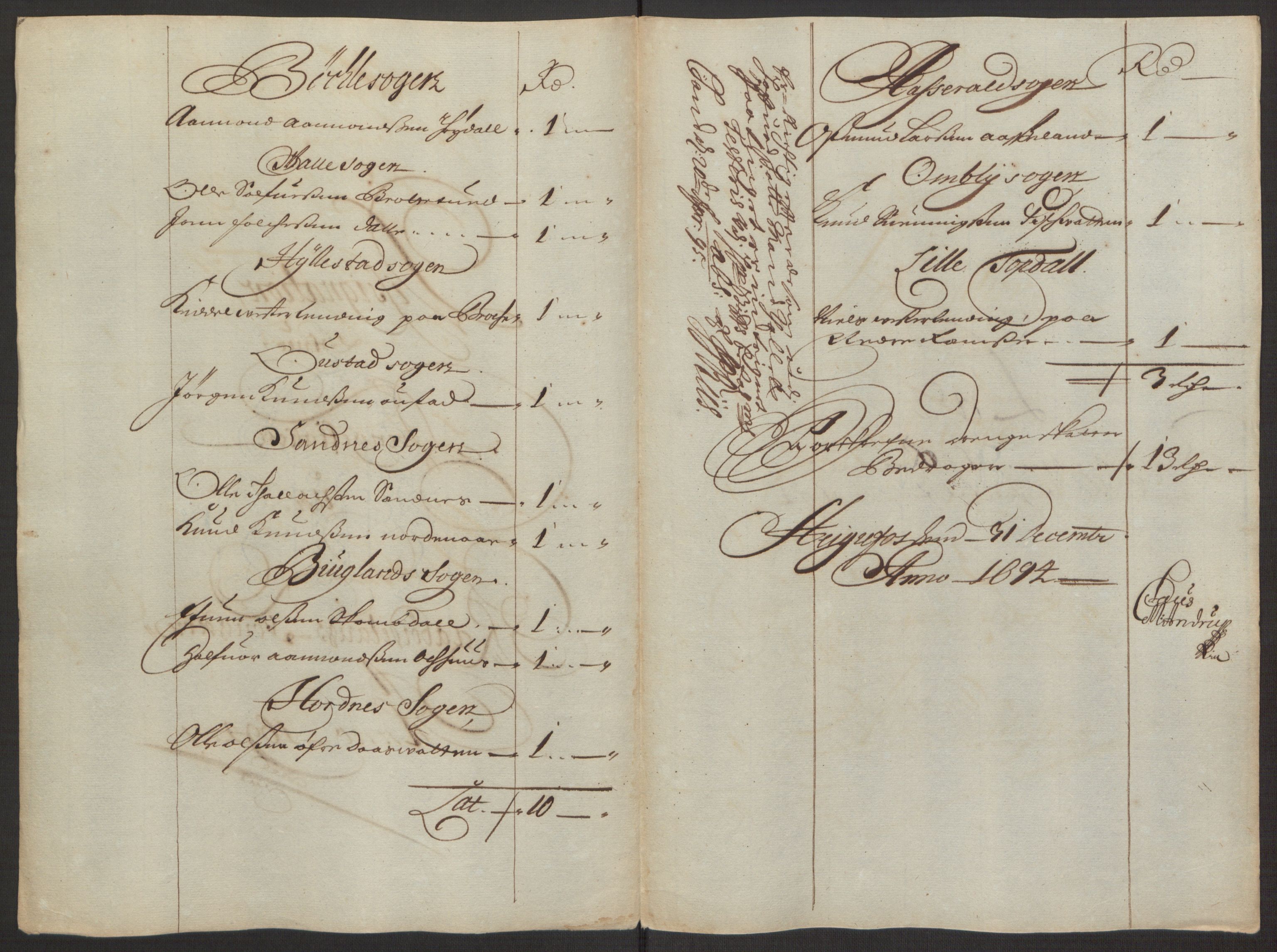 Rentekammeret inntil 1814, Reviderte regnskaper, Fogderegnskap, AV/RA-EA-4092/R40/L2444: Fogderegnskap Råbyggelag, 1693-1696, s. 114