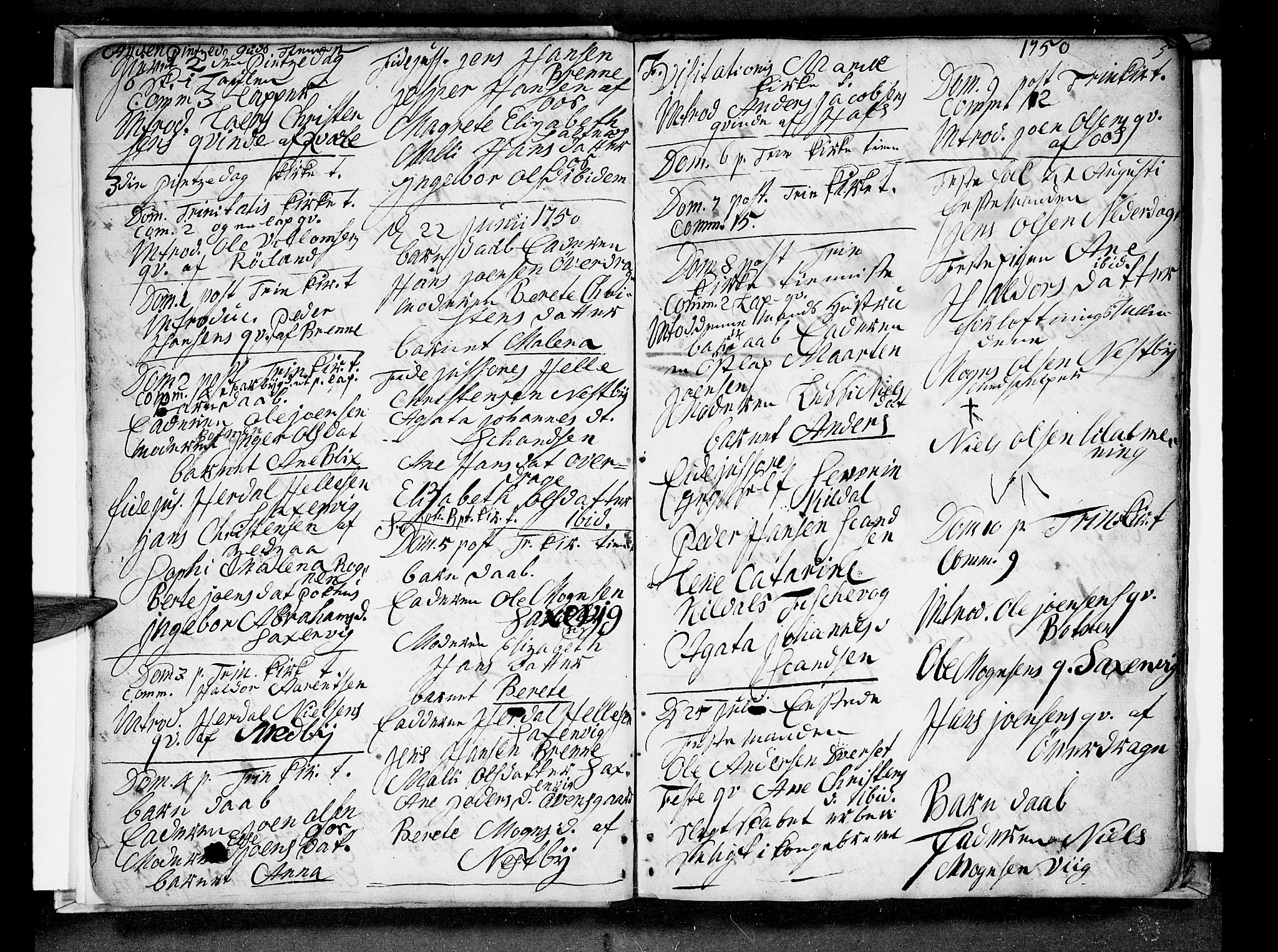 Ministerialprotokoller, klokkerbøker og fødselsregistre - Nordland, AV/SAT-A-1459/847/L0663: Ministerialbok nr. 847A03, 1749-1770, s. 5