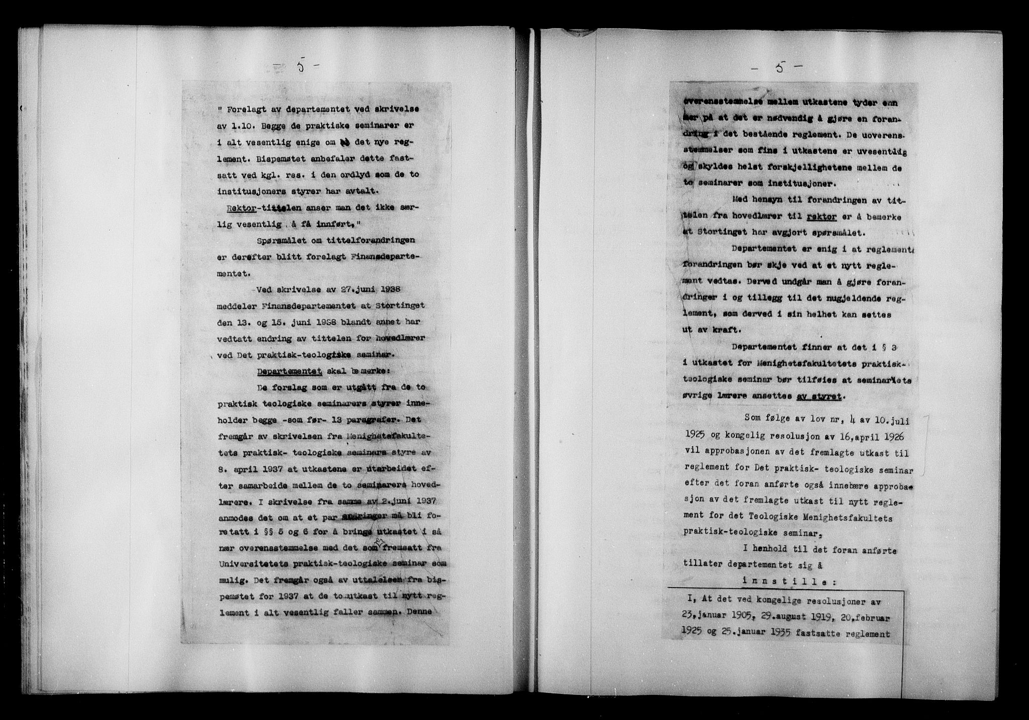 Kirke- og undervisningsdepartementet, Kontoret  for kirke og geistlighet A, AV/RA-S-1007/A/Aa/L0359: Referatprotokoll m/register, bd. 1. Ref.nr. 1-76, 1939