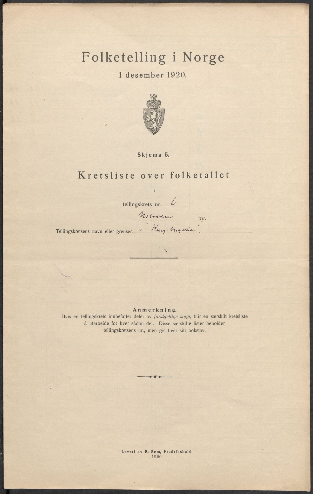 SAKO, Folketelling 1920 for 0807 Notodden kjøpstad, 1920, s. 29