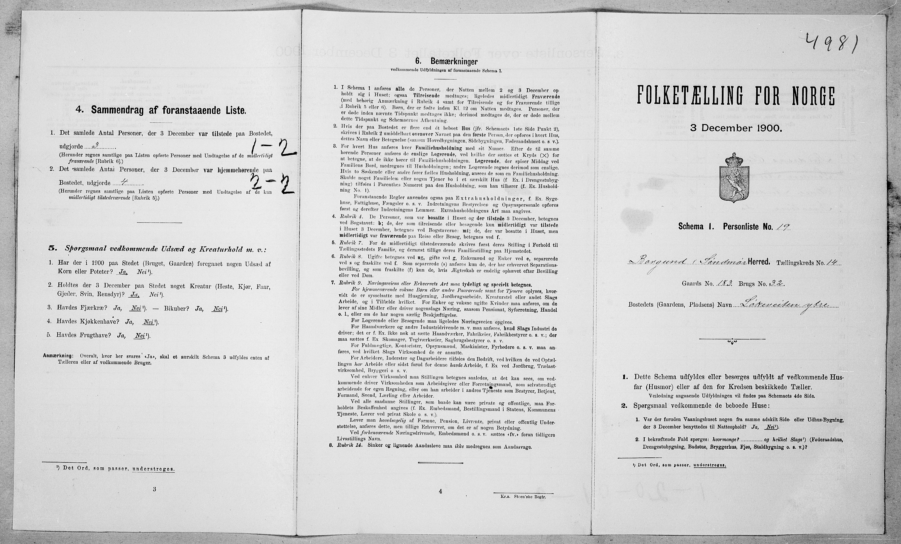 SAT, Folketelling 1900 for 1531 Borgund herred, 1900, s. 1506