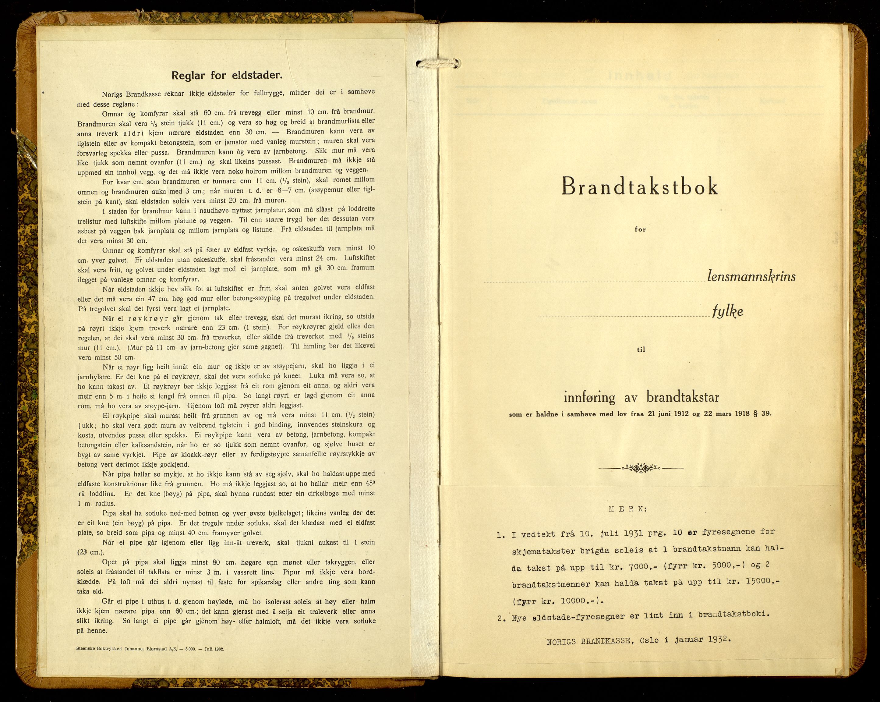 Norges Brannkasse, Etnedal, AV/SAH-NBRANE-055/F/L0004: Branntakstprotokoll, 1933-1939