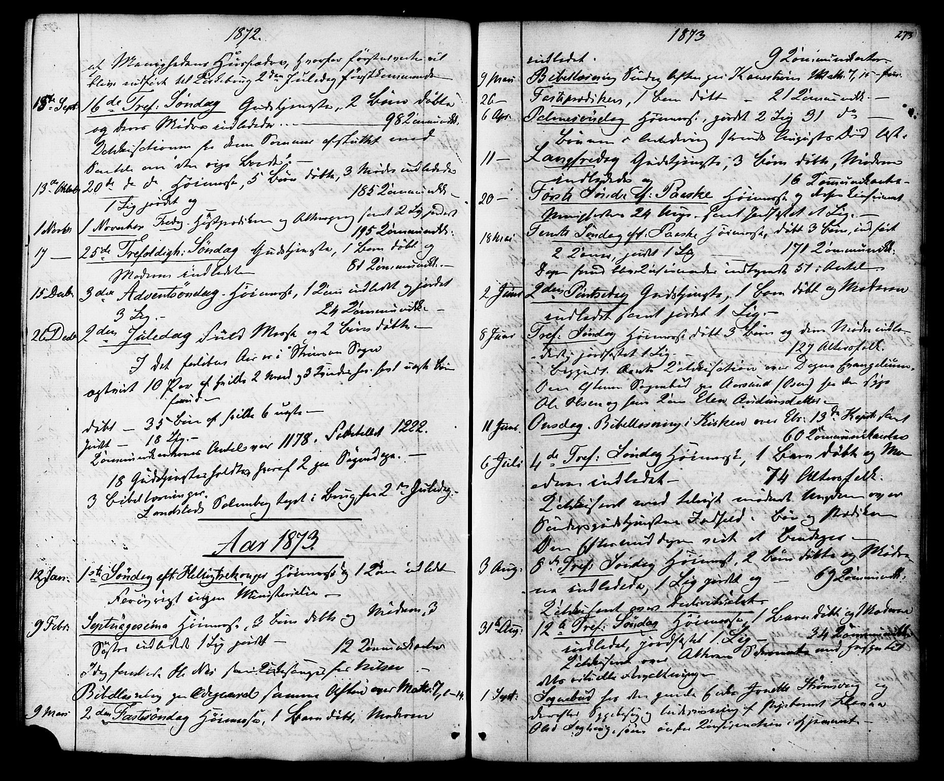 Ministerialprotokoller, klokkerbøker og fødselsregistre - Møre og Romsdal, AV/SAT-A-1454/587/L0999: Ministerialbok nr. 587A01, 1864-1886, s. 273