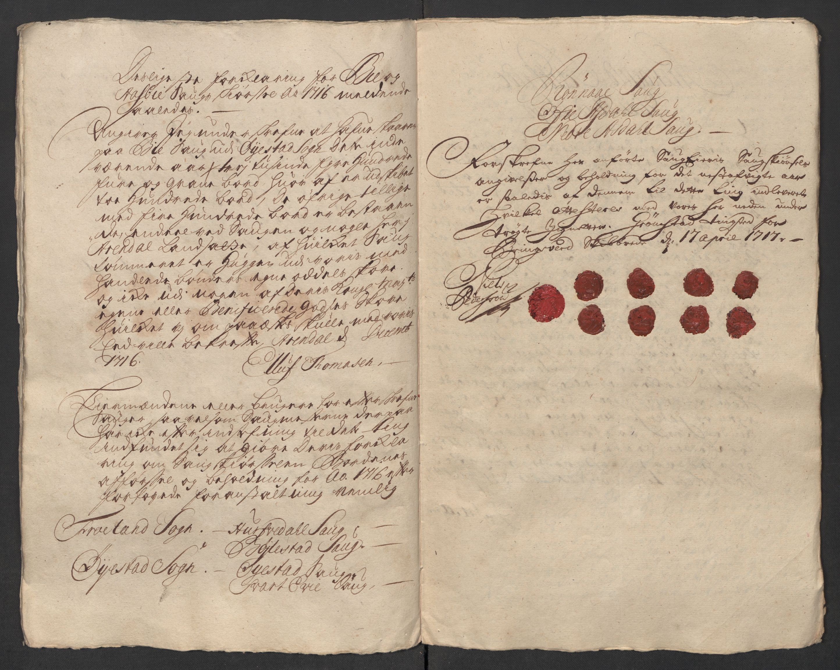 Rentekammeret inntil 1814, Reviderte regnskaper, Fogderegnskap, AV/RA-EA-4092/R39/L2325: Fogderegnskap Nedenes, 1716, s. 137