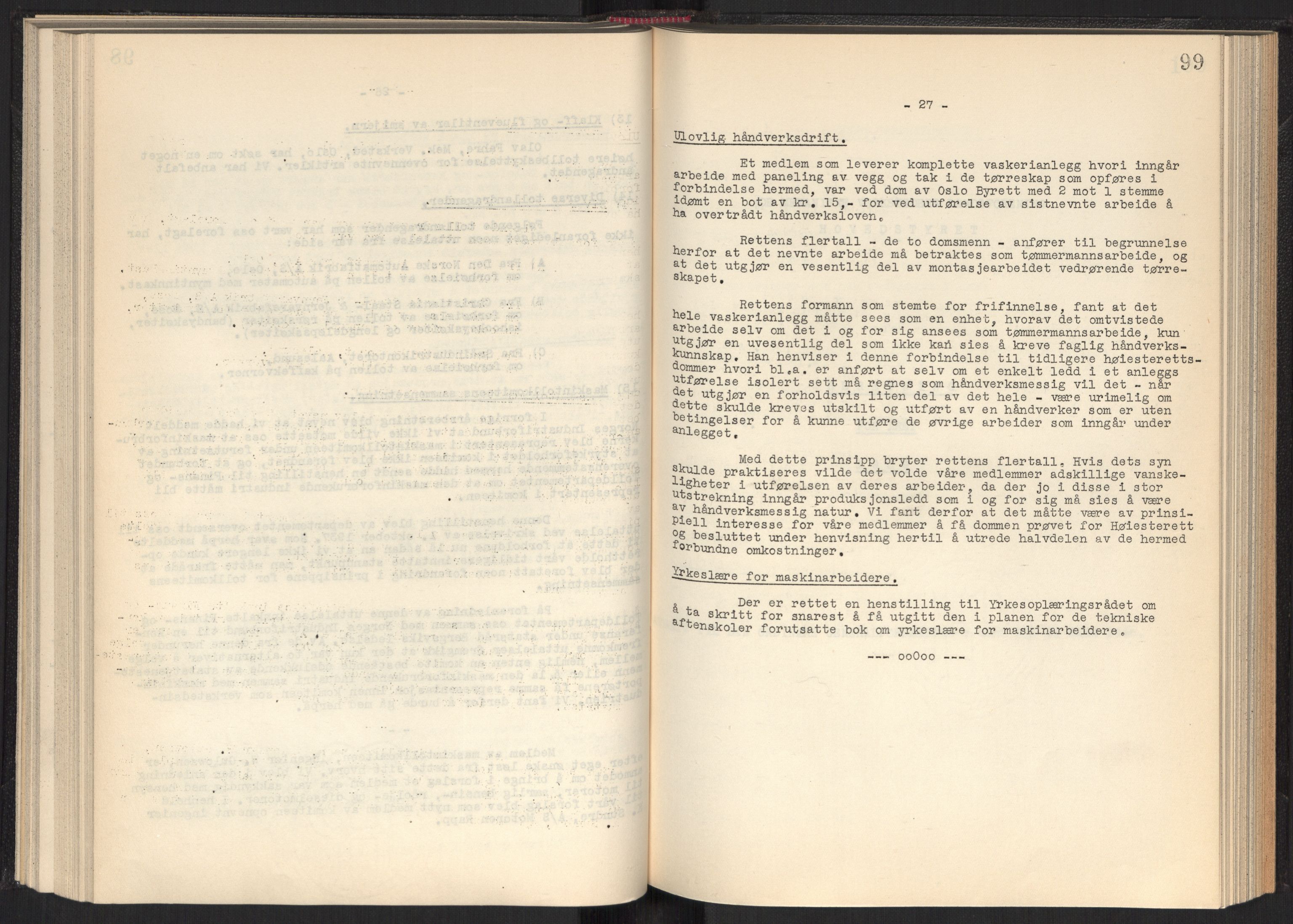 Teknologibedriftenes Landsforening TBL, AV/RA-PA-1700/A/Ad/L0006: Årsberetning med register, 1937-1943, s. 99