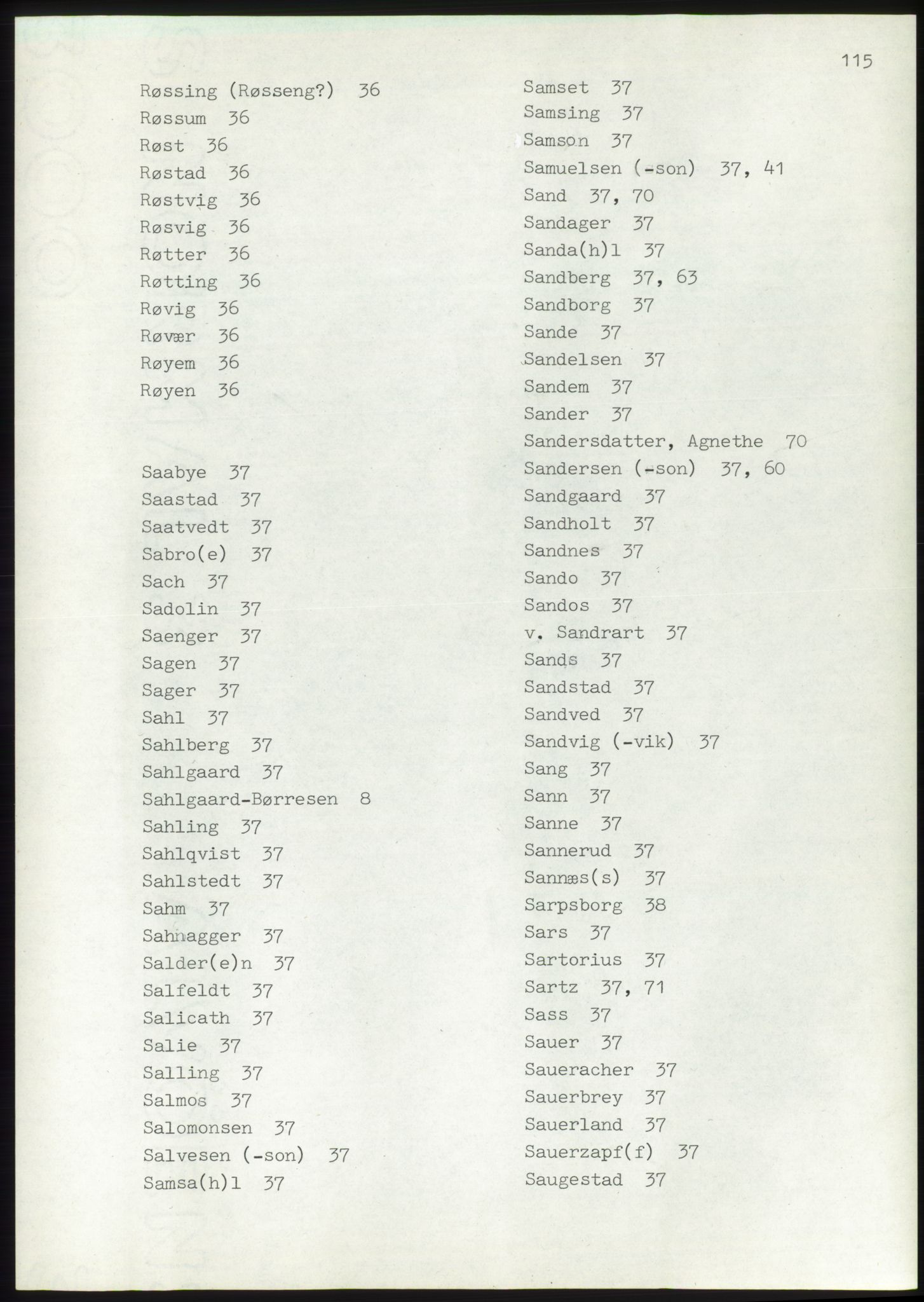 Lassens samlinger, RA/PA-0051, s. 115