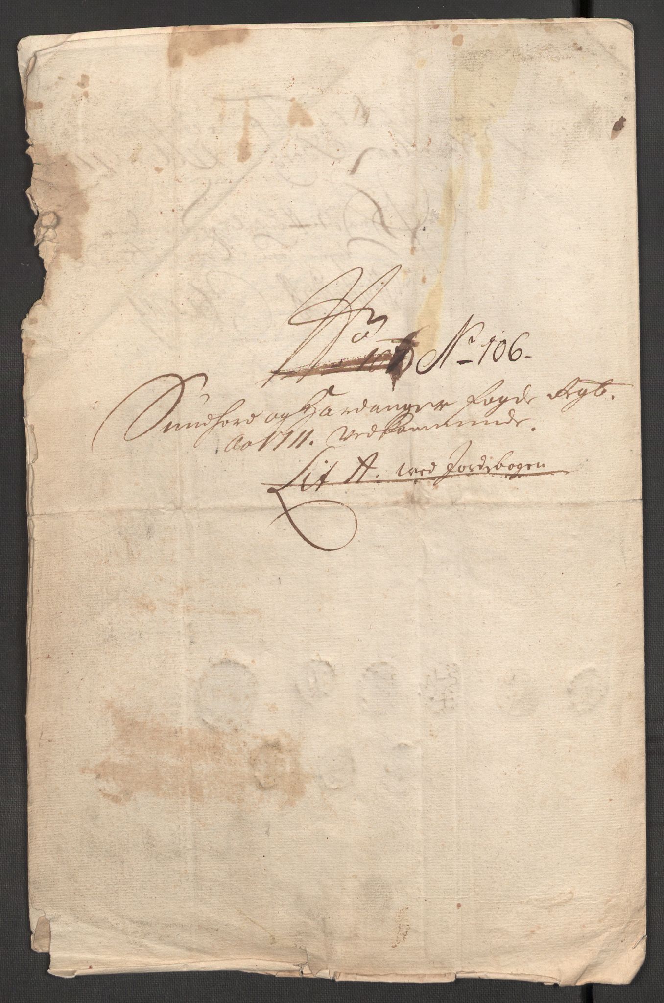 Rentekammeret inntil 1814, Reviderte regnskaper, Fogderegnskap, AV/RA-EA-4092/R48/L2987: Fogderegnskap Sunnhordland og Hardanger, 1711, s. 368