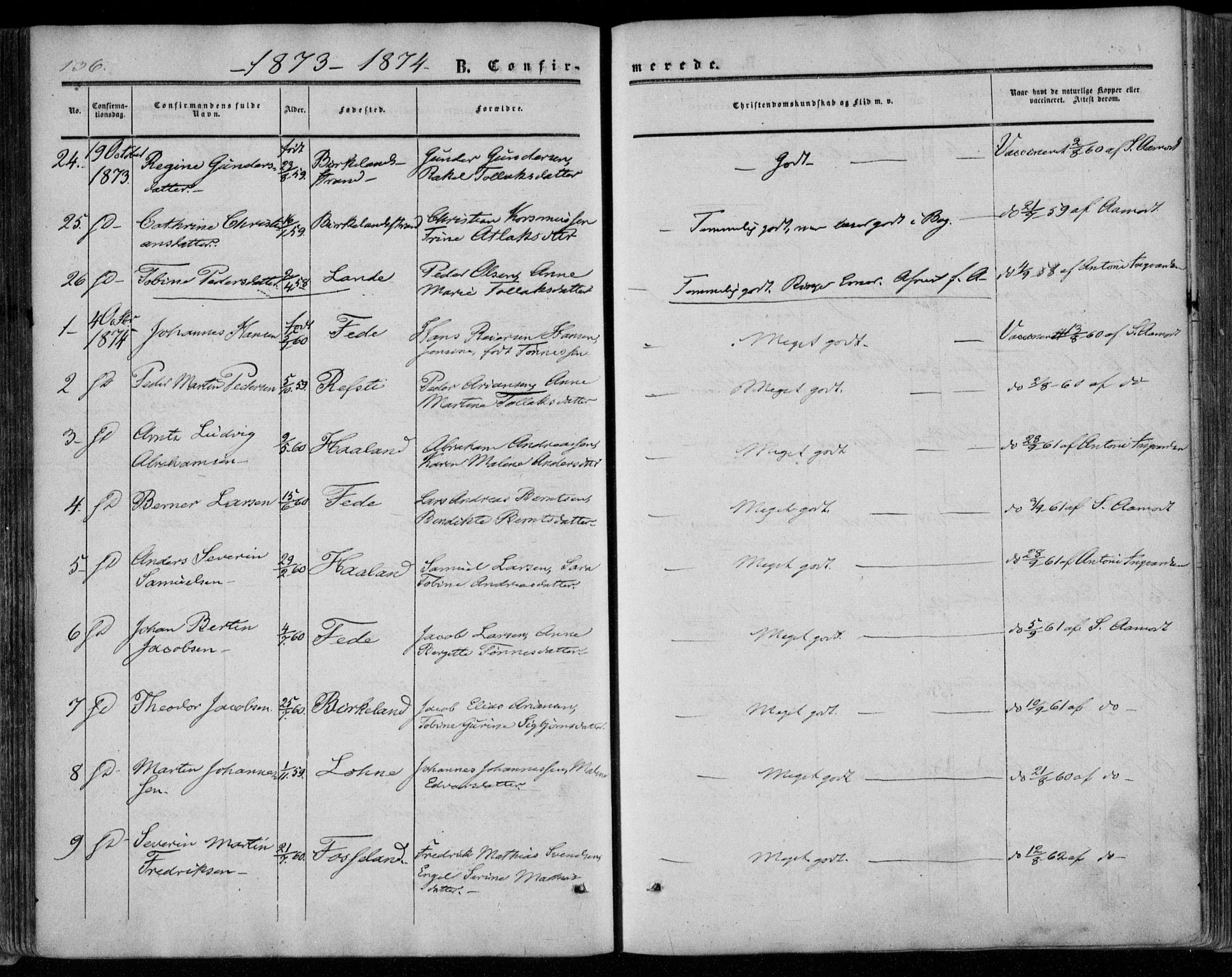 Kvinesdal sokneprestkontor, SAK/1111-0026/F/Fa/Faa/L0002: Ministerialbok nr. A 2, 1850-1876, s. 136