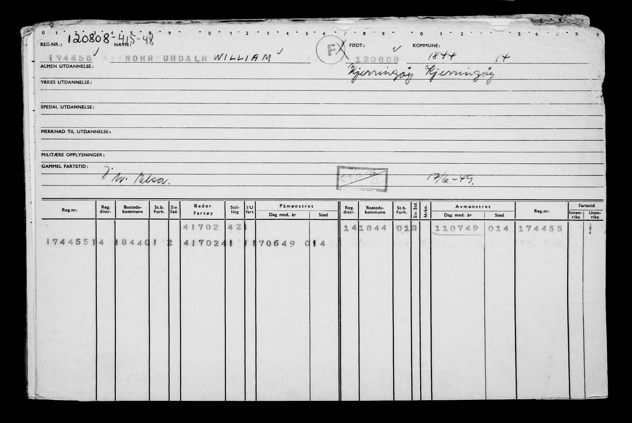 Direktoratet for sjømenn, AV/RA-S-3545/G/Gb/L0078: Hovedkort, 1908, s. 622