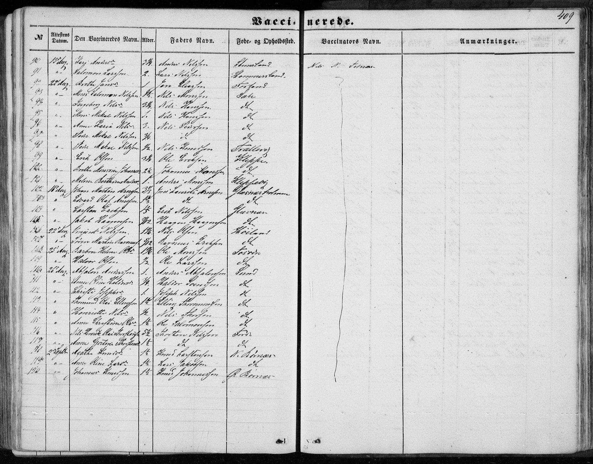 Sund sokneprestembete, AV/SAB-A-99930: Ministerialbok nr. A 14, 1850-1866, s. 409