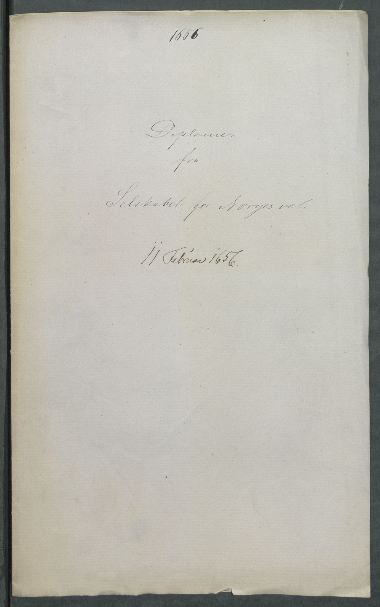 Riksarkivets diplomsamling, AV/RA-EA-5965/F02/L0166: Dokumenter, 1654-1656, s. 181