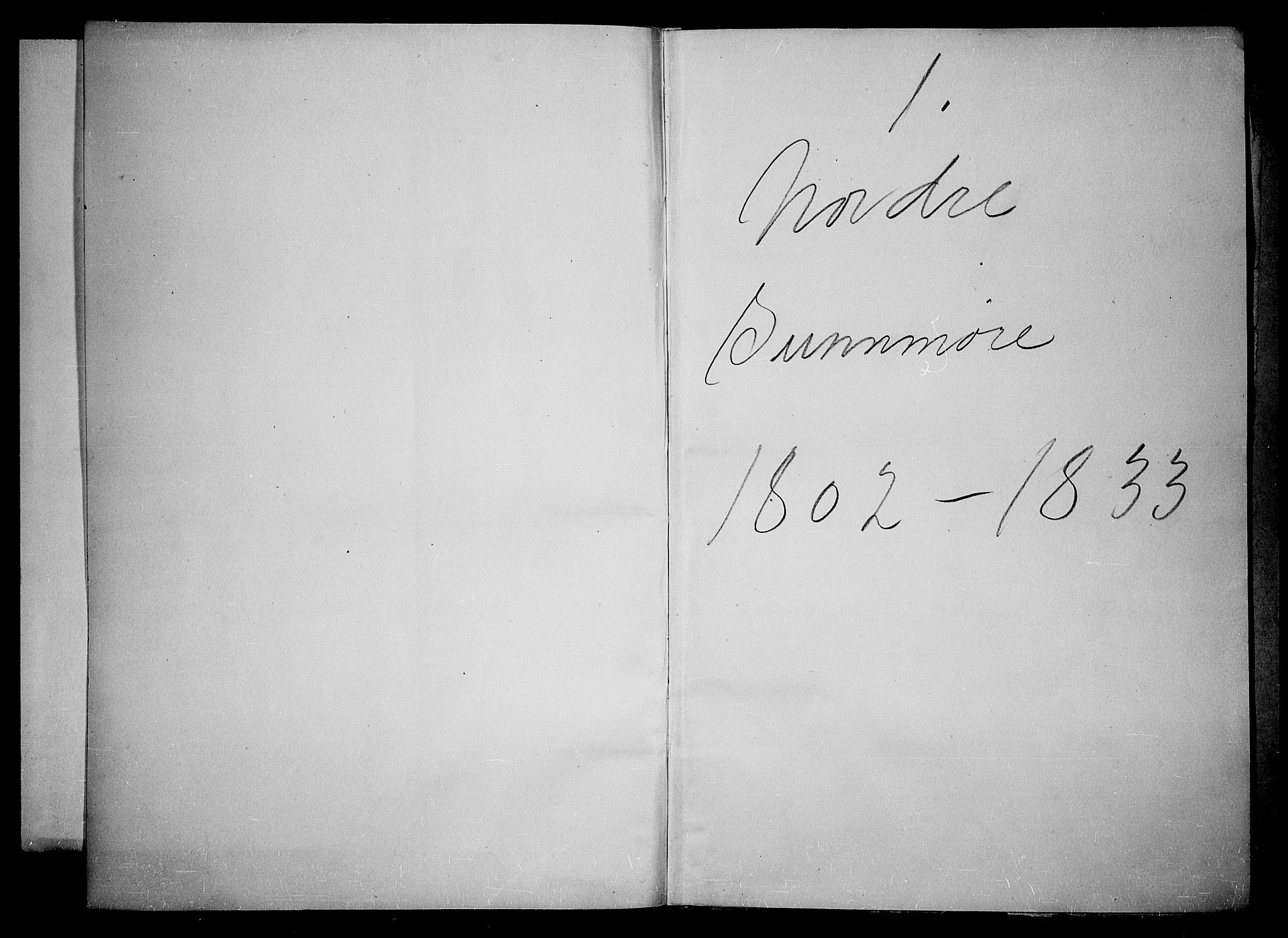 Nordre Sunnmøre sorenskriveri, SAT/A-0006/1/2/2A/L0001: Panteregister nr. 1, 1802-1833