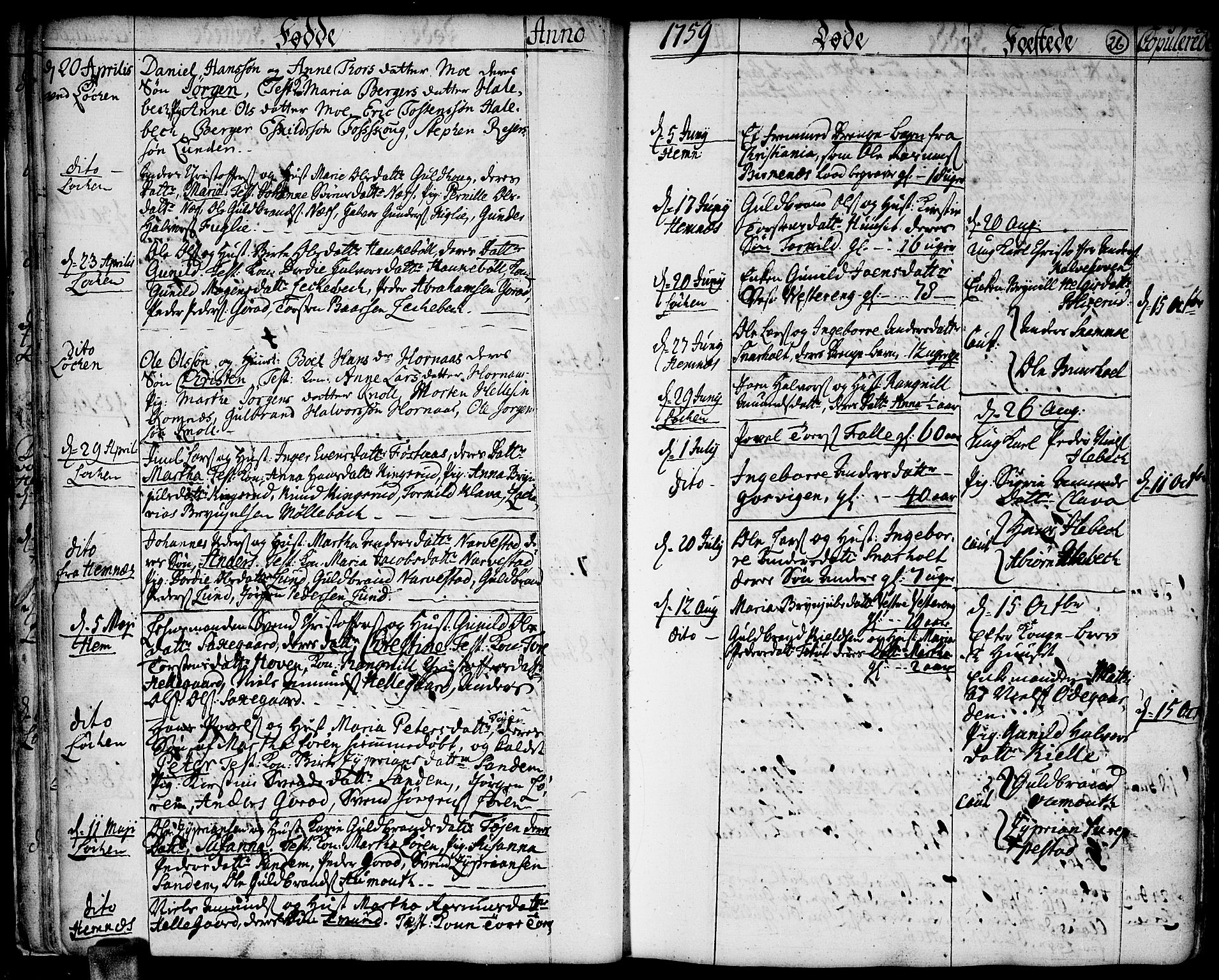 Høland prestekontor Kirkebøker, AV/SAO-A-10346a/F/Fa/L0004: Ministerialbok nr. I 4, 1757-1780, s. 26