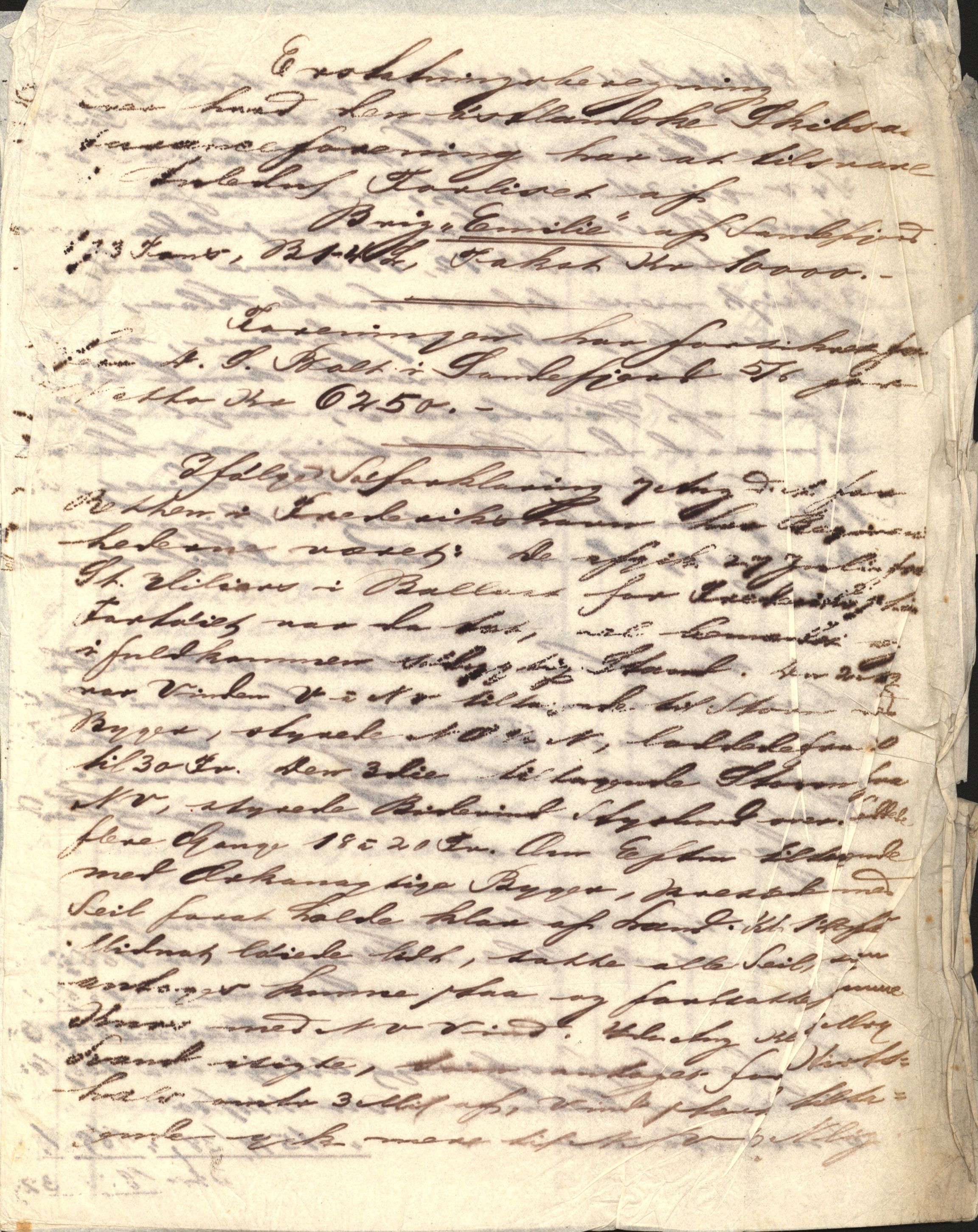 Pa 63 - Østlandske skibsassuranceforening, VEMU/A-1079/G/Ga/L0014/0013: Havaridokumenter / Heros, Emilie, 1882, s. 6